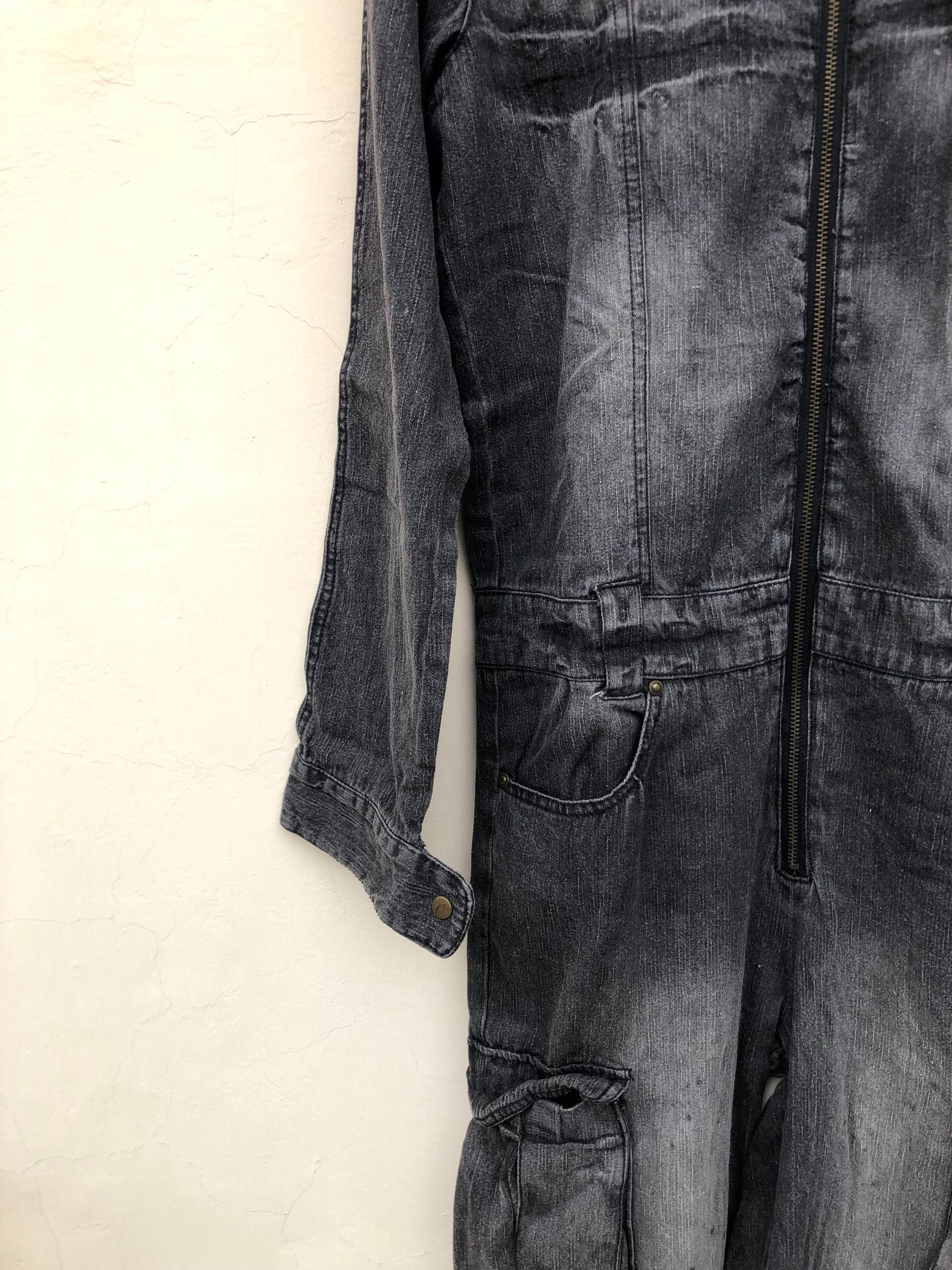 If Six Was Nine Lowbox Overalls Fading Jeans Size US 31 - 9 Thumbnail