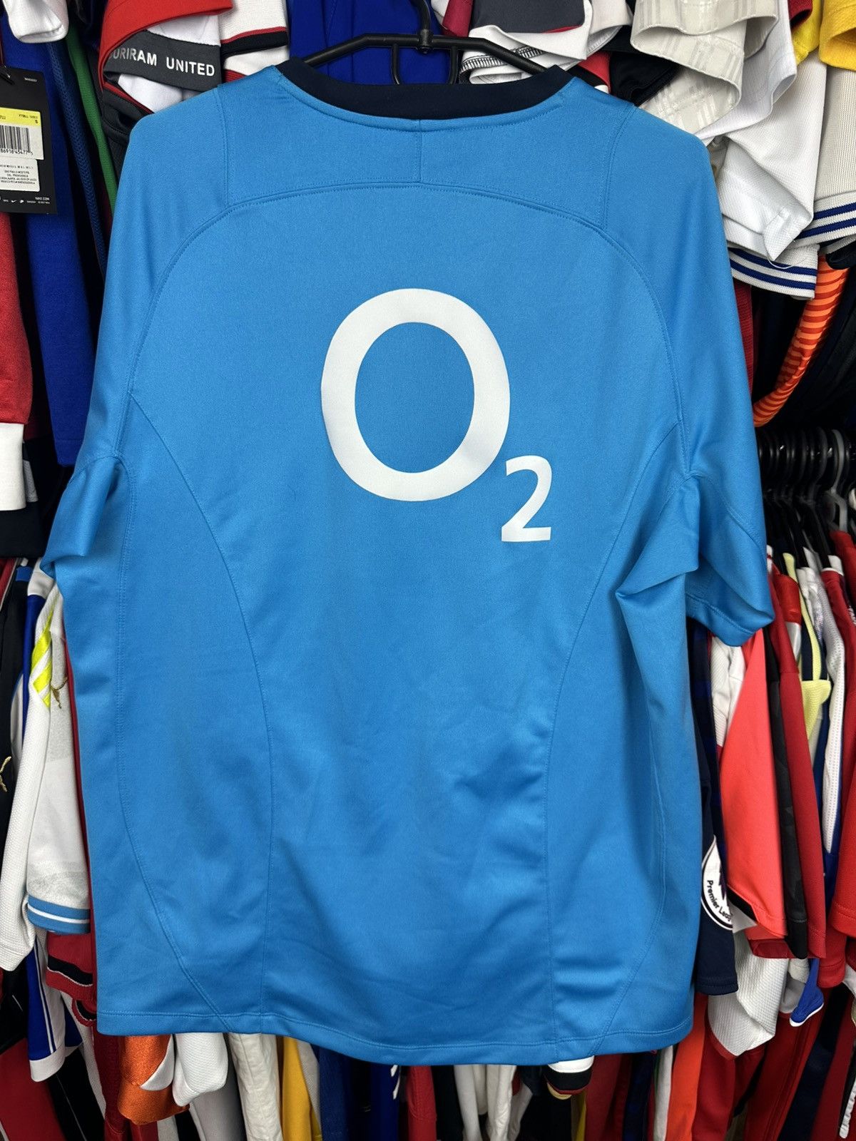 Nike NIKE ENGLAND O2 2008/2009 TRAINING RUGBY UNION SHIRT JERSEY Size US XL / EU 56 / 4 - 3 Thumbnail