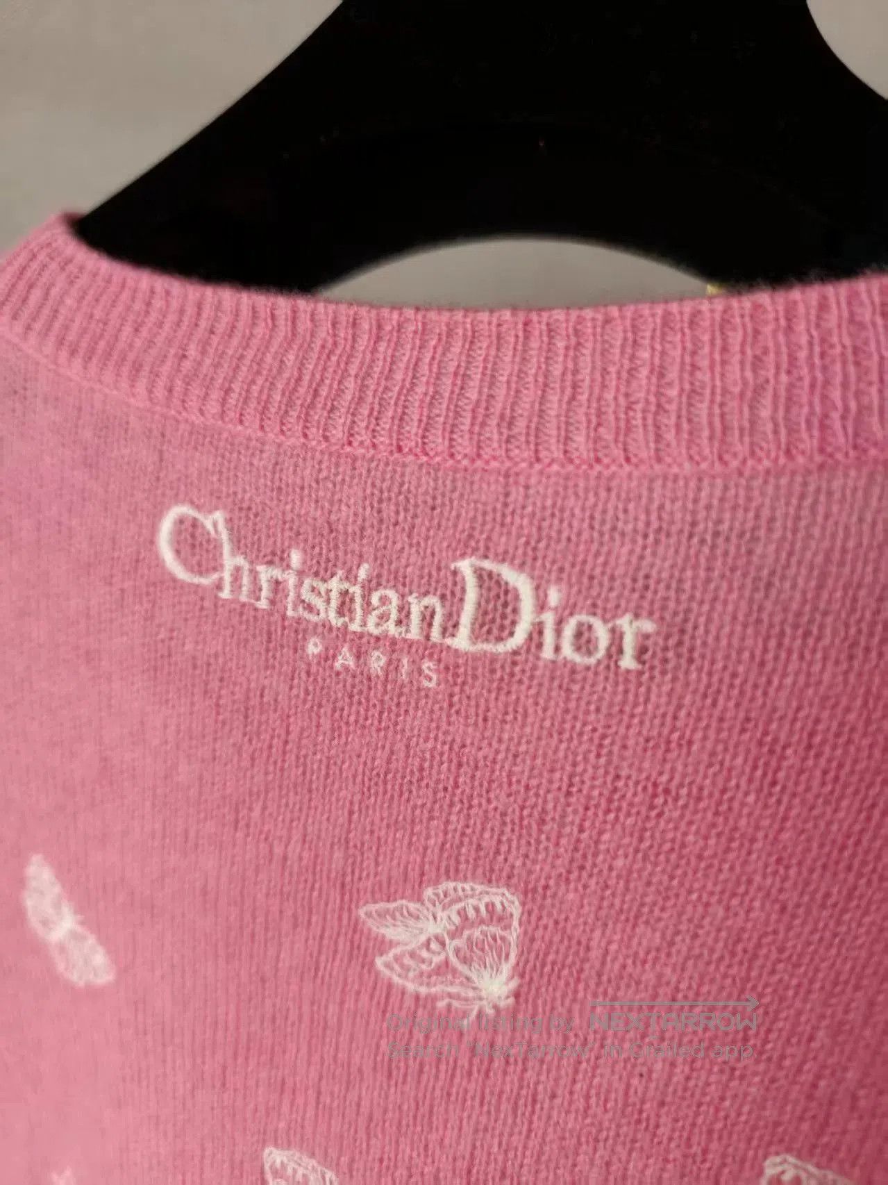 Dior Dior Pink Butterfly Pattern Sweater. Size M / US 6-8 / IT 42-44 - 2 Thumbnail