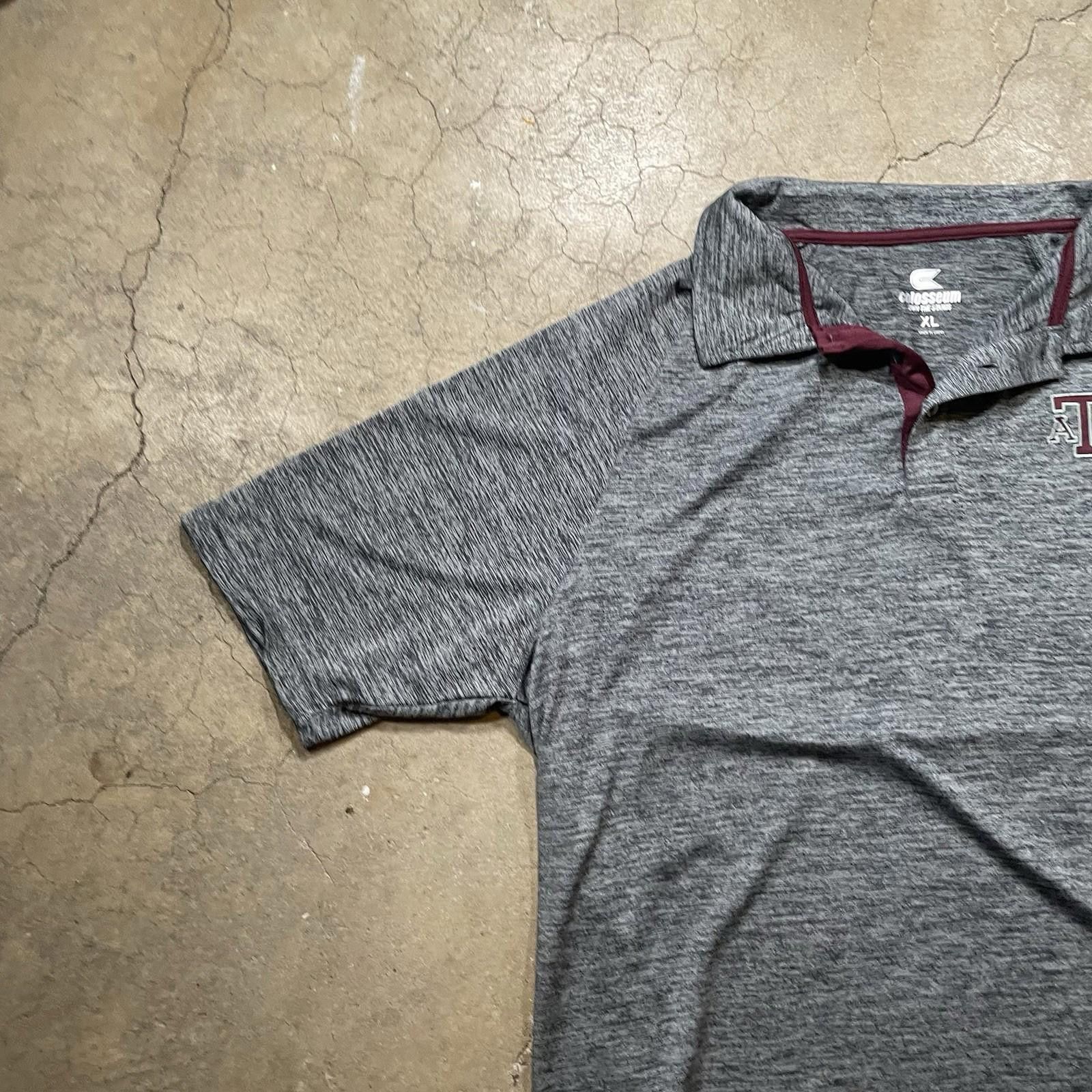 Colosseum Athletics Colosseum Own The Stands Polo Texas A&M Short Sleeve Size ONE SIZE - 2 Thumbnail