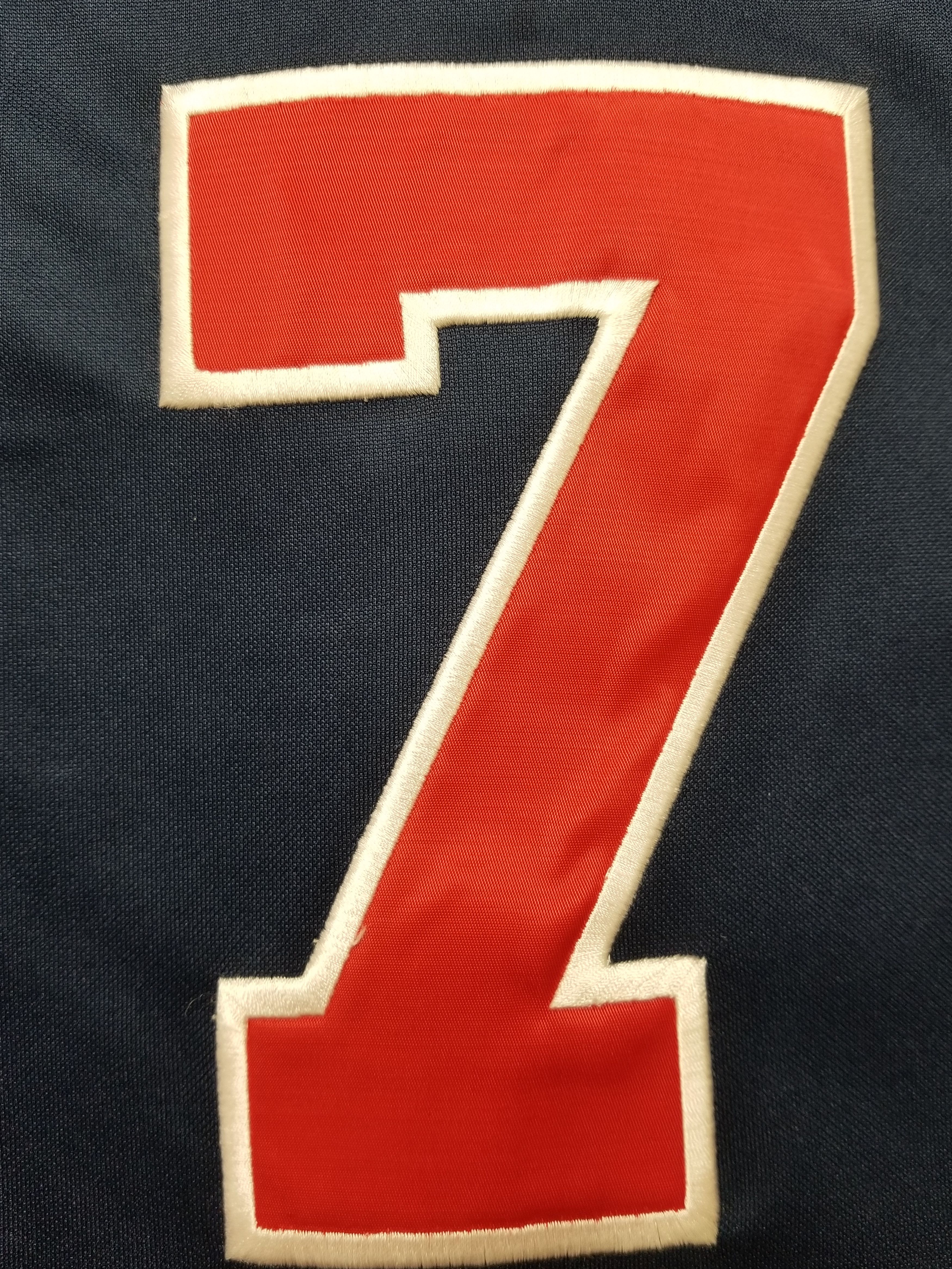 Nike Nike Vintage Classic Atlanta Braves #7 Drew Navy Blue Jersey Size US L / EU 52-54 / 3 - 7 Thumbnail