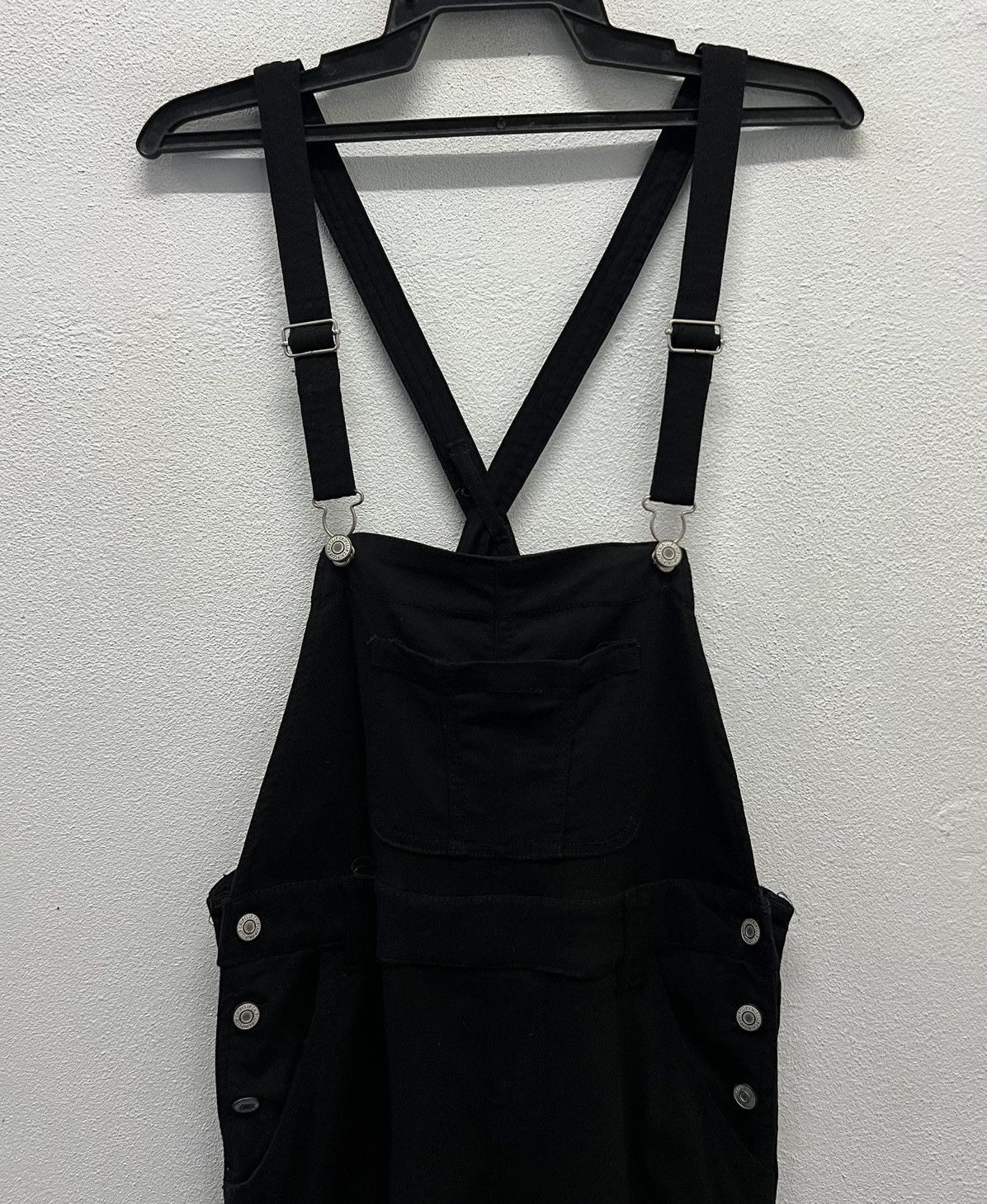 Other VINTAGE JAPANESE BRAND CHIP CLIP BLACK OVERALLS Size 34" / US 12 / IT 48 - 3 Thumbnail