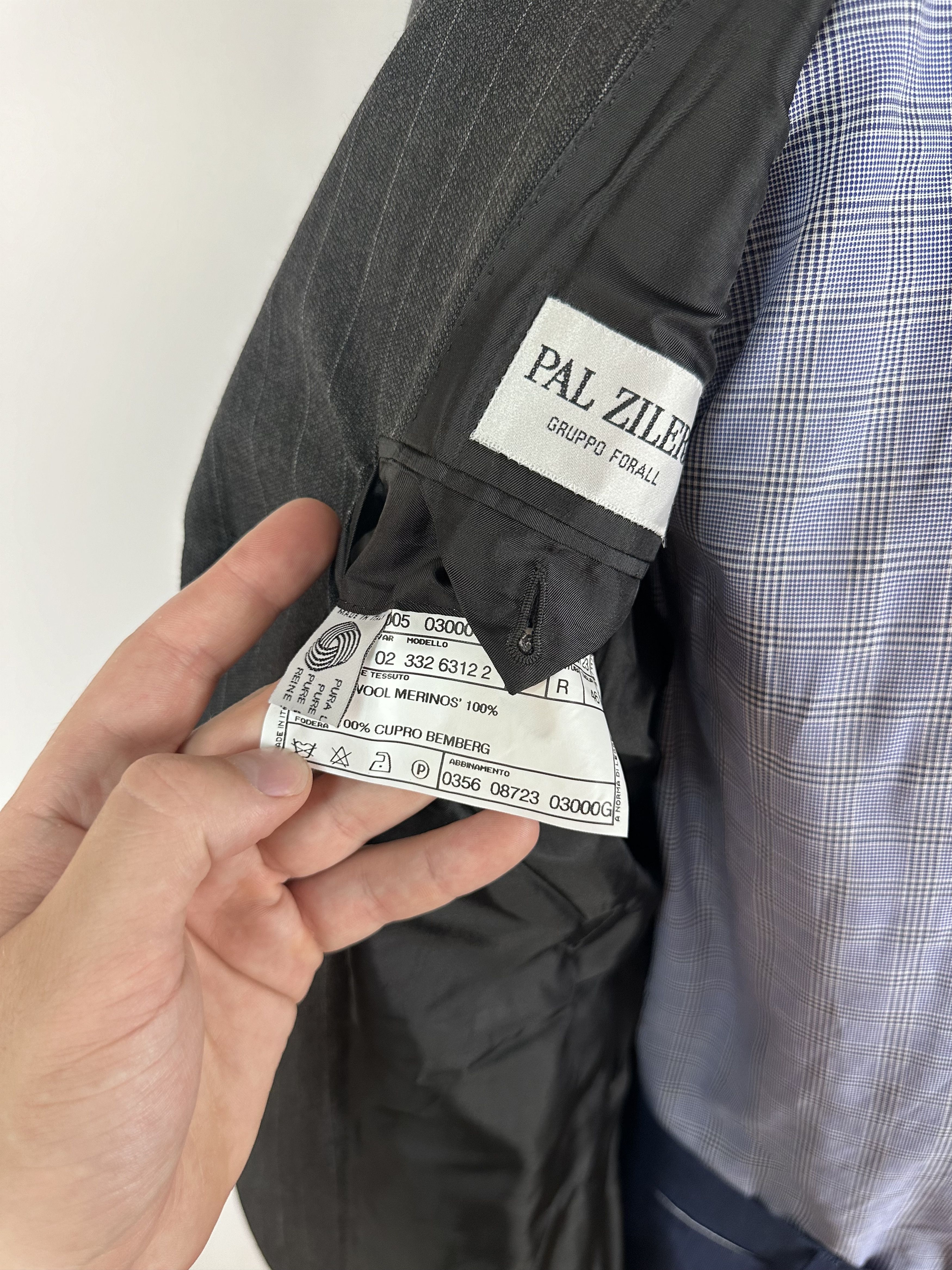 Grailed × Pal Zileri PAL ZILERI Gray Wool Blazer Sport Coat Jacke Mens Size 46 Size 46R - 9 Thumbnail