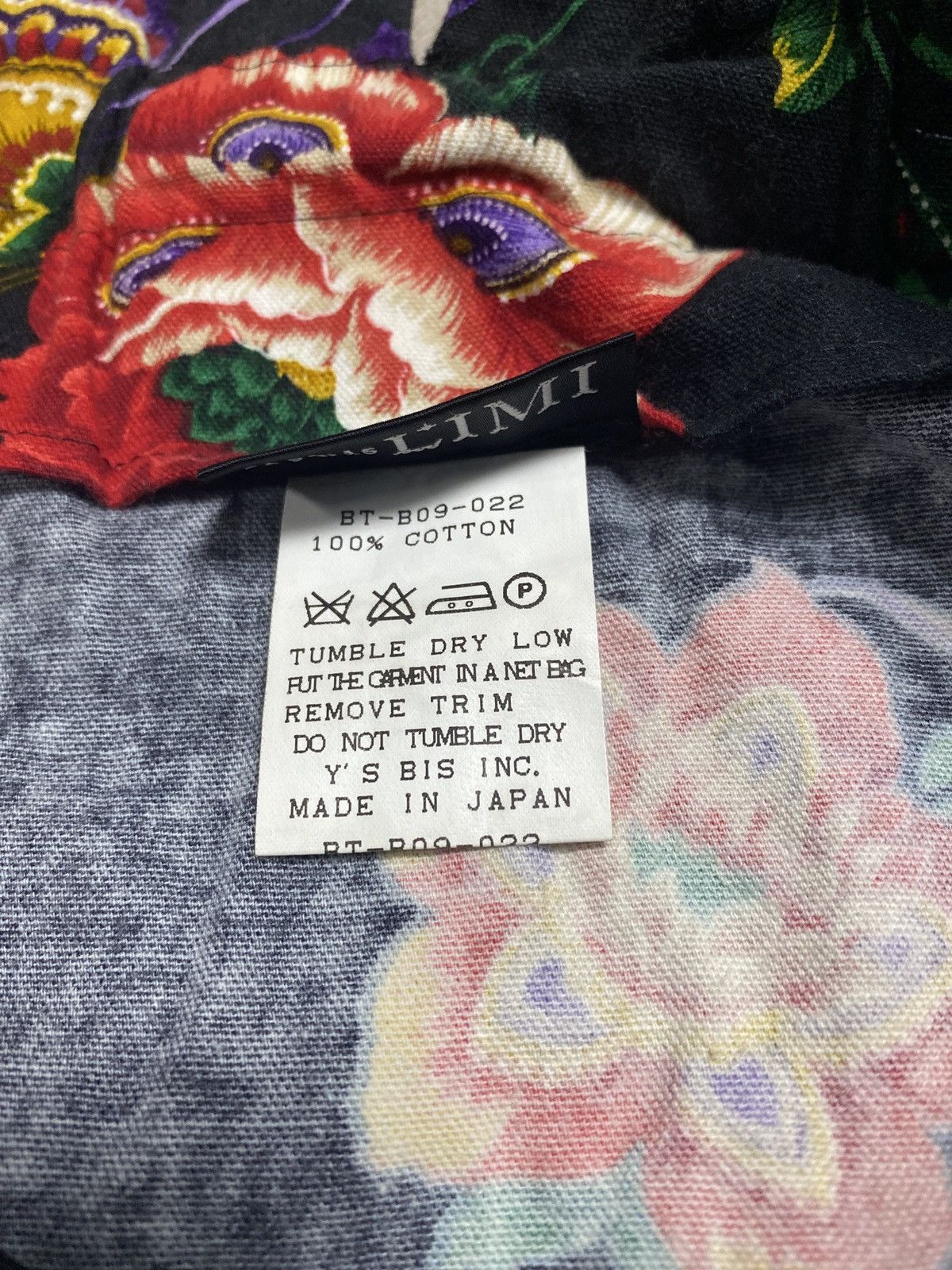 Limi Feu × Yohji Yamamoto Y’s bis LIMI mini skirt black floral Size 26" / US 2 / IT 38 - 14 Thumbnail