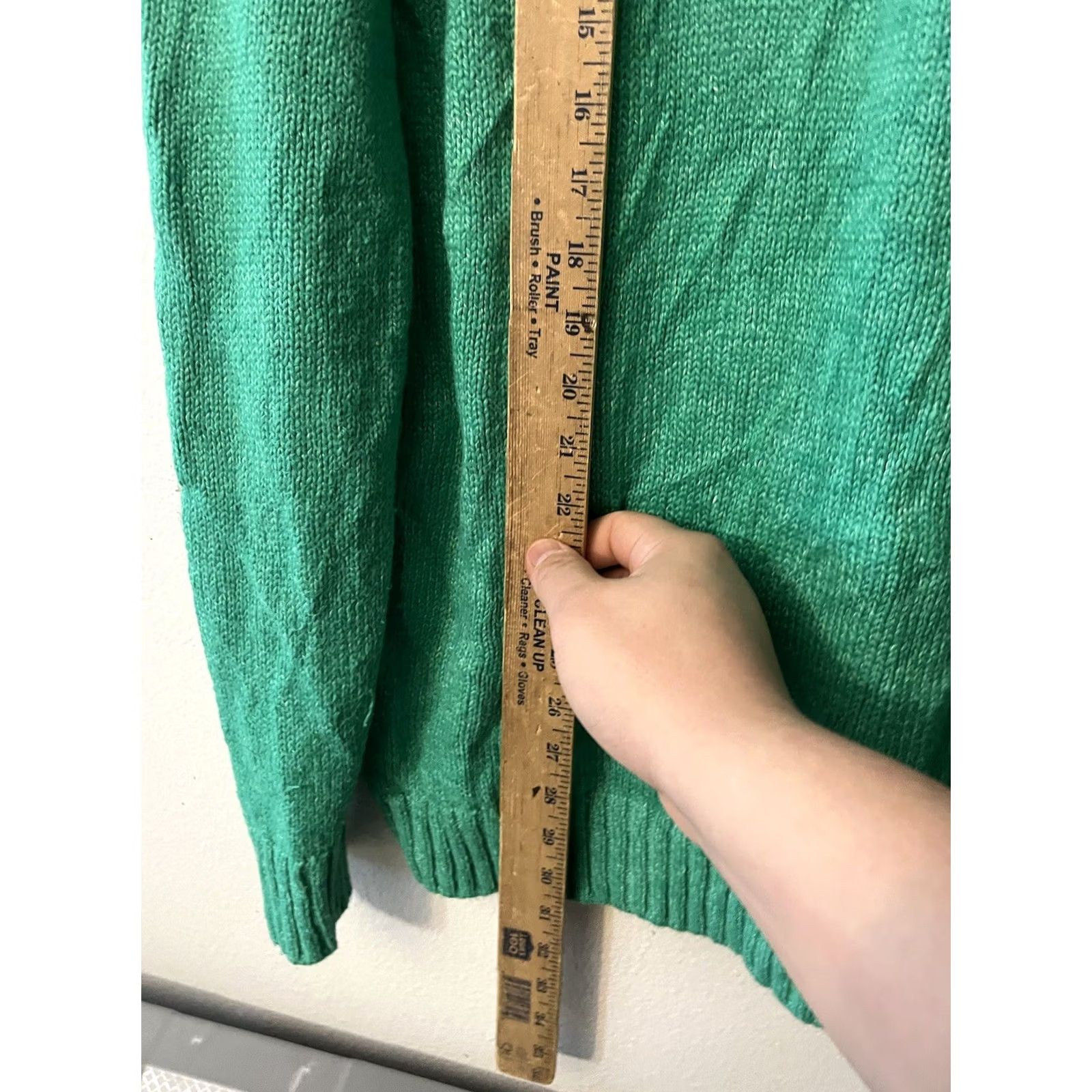 Gap GAP Mens Waffle-Knit Green Crew Neck Pullover Sweater Long Sleeve S Size US S / EU 44-46 / 1 - 5 Thumbnail