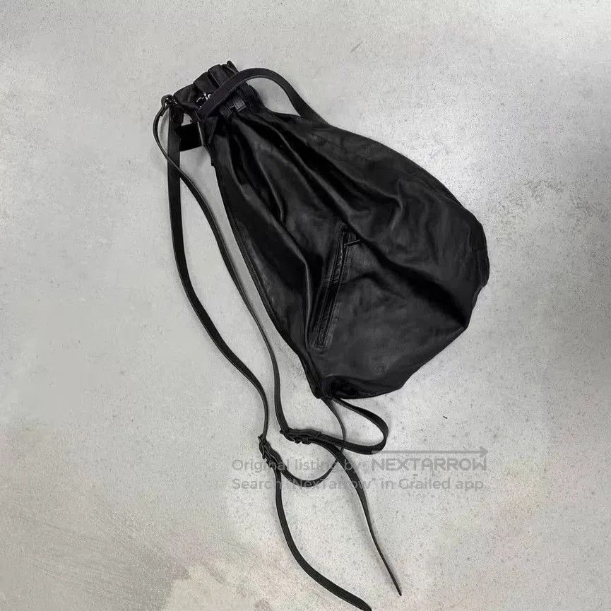 Yohji Yamamoto Yohji Yamamoto Pour Homme Leather Hobo Bag. Size ONE SIZE - 2 Thumbnail