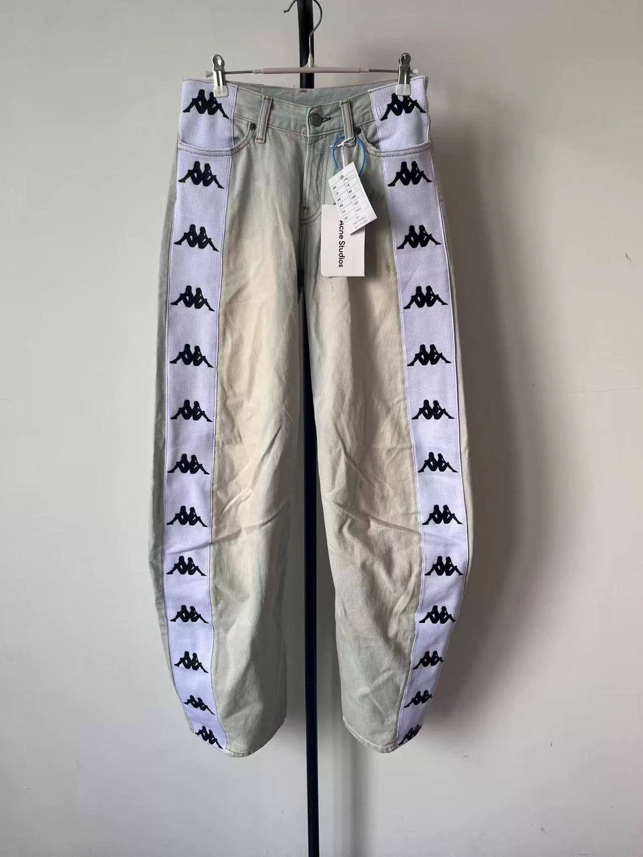 Acne Studios Acne Studios Kappa collaboration loose straight-leg jeans Size US 32 / EU 48 - 1 Thumbnail