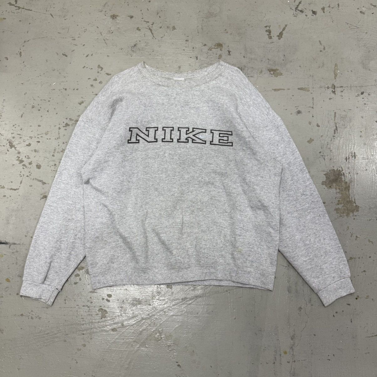 Nike Vintage Nike Spellout Logo Sweatshirt Size US L / EU 52-54 / 3 - 1 Thumbnail