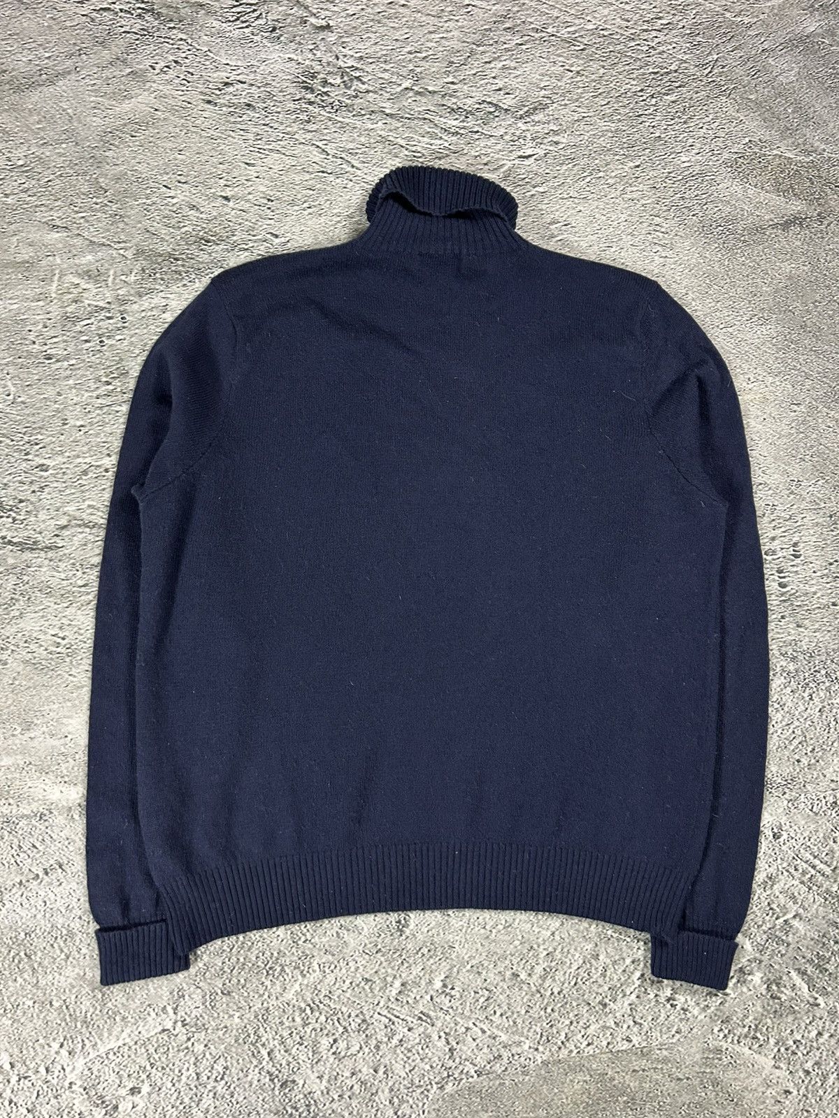 Ralph Lauren Polo Ralph Lauren vintage sweater turtleneck lambswool navy Size US XL / EU 56 / 4 - 6 Thumbnail