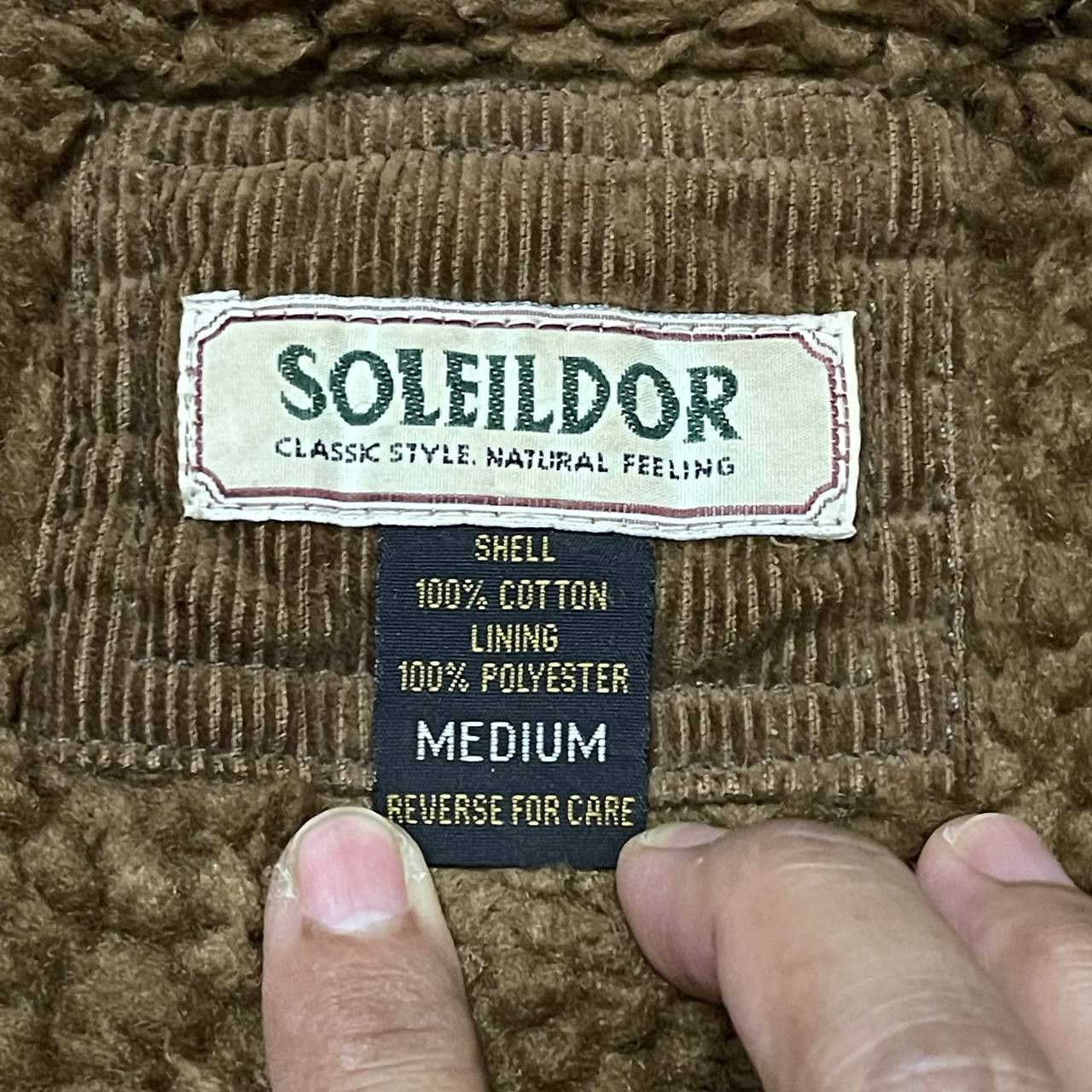 Japanese Brand Vintage Soleildor Fur Sherpa Jacket Size US M / EU 48-50 / 2 - 7 Thumbnail