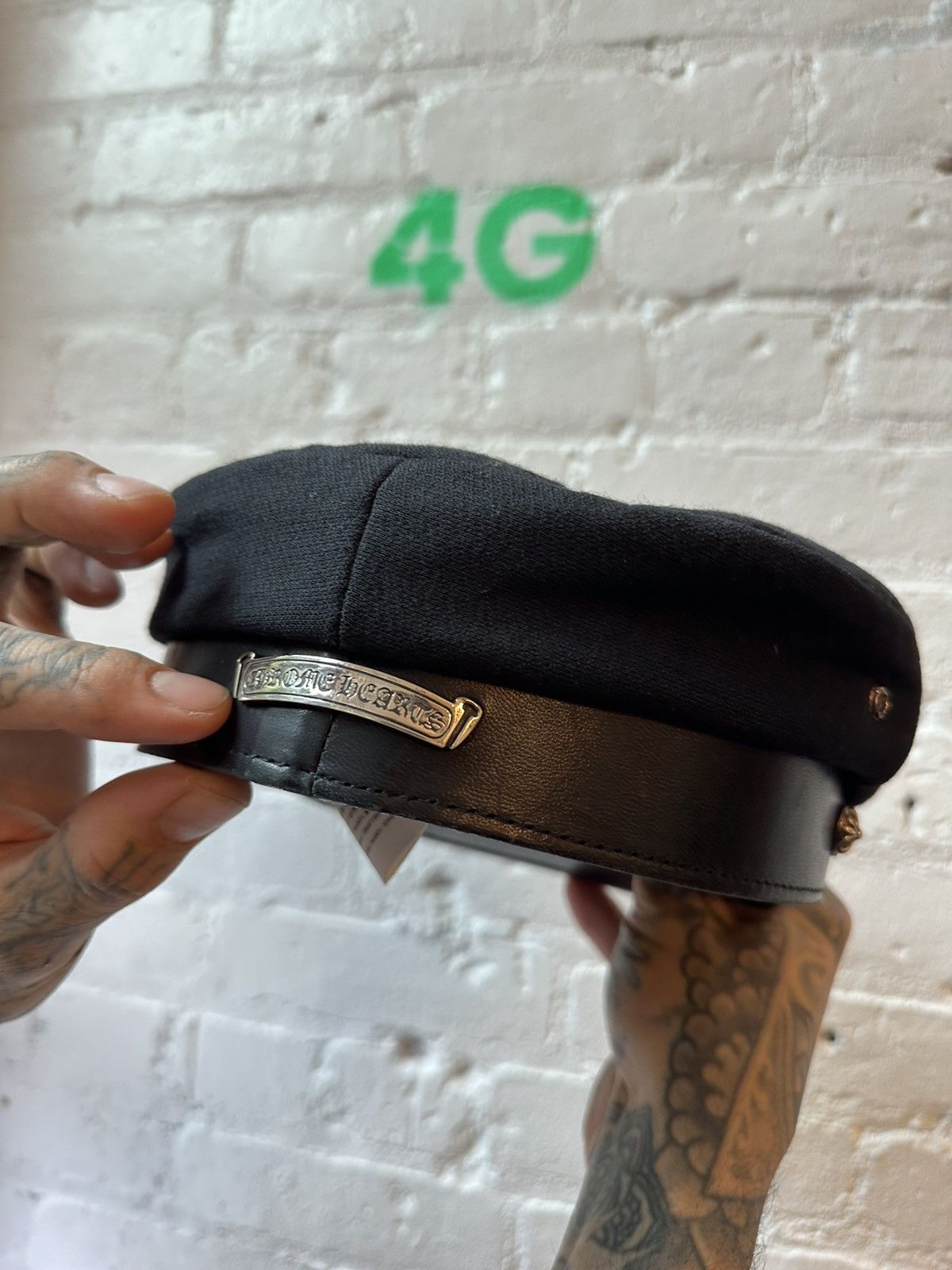 Chrome Hearts CHROME HEARTS POLICE HAT Size ONE SIZE - 2 Thumbnail
