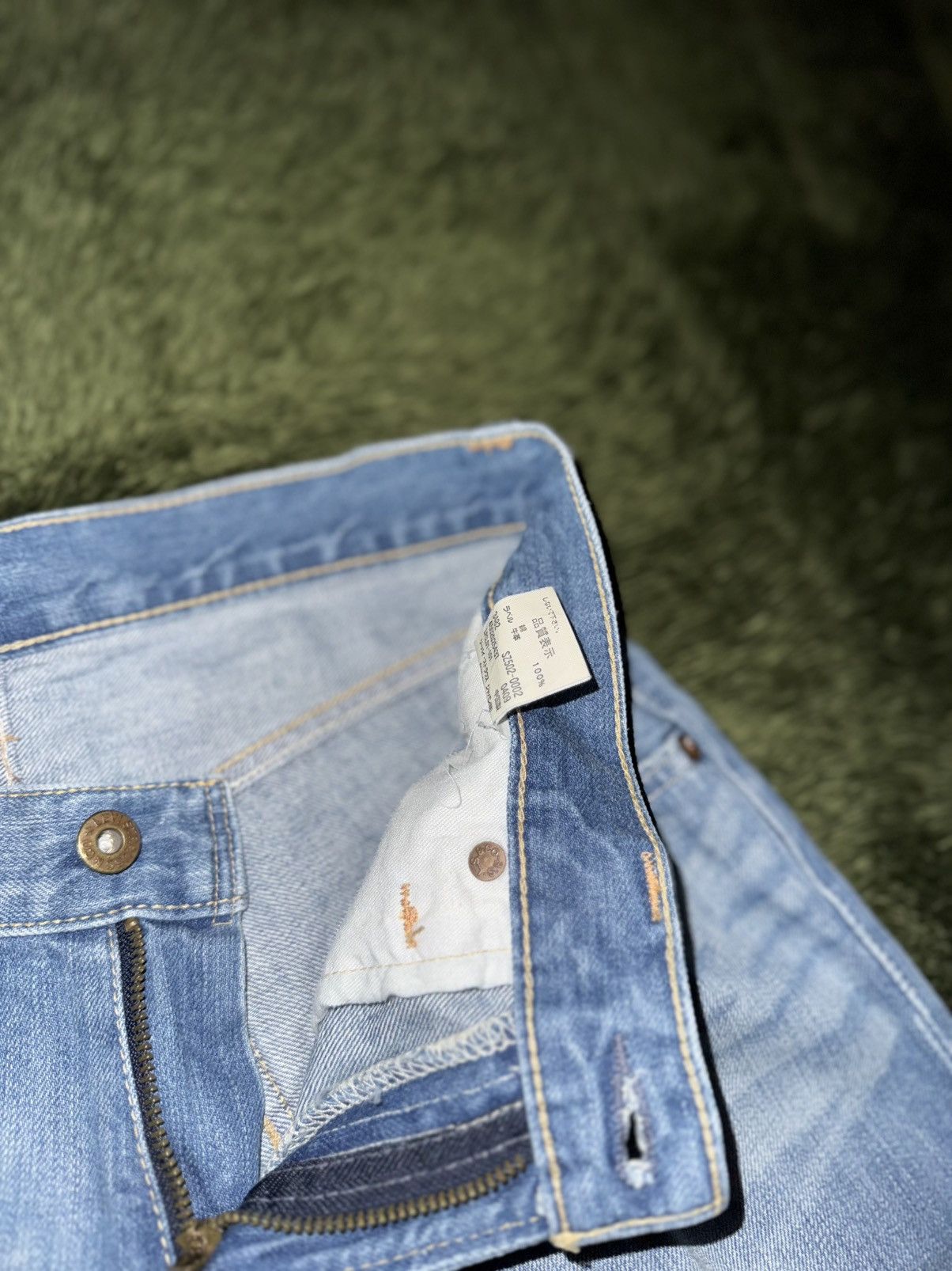 Levi's [30x14] Levi’s 502 Japan Release Zip Pocket Denim Shorts Size US 30 / EU 46 - 4 Thumbnail