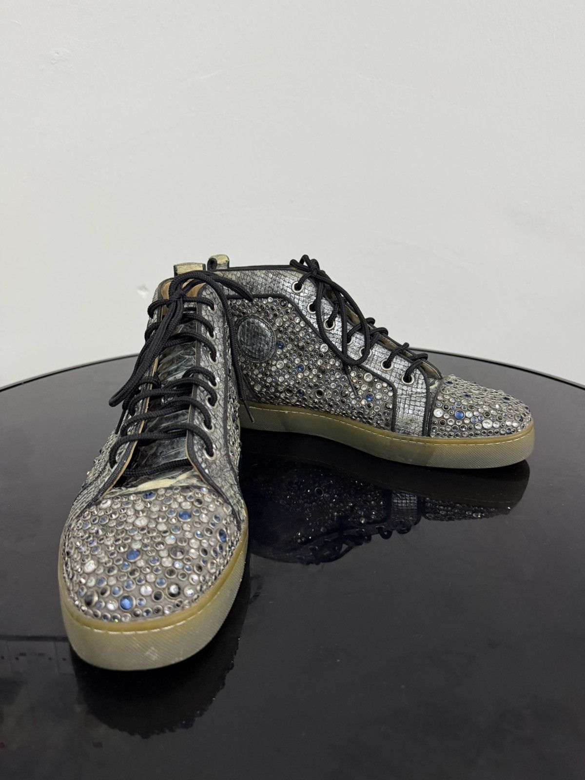 Christian Louboutin Vintage Christian Louboutin Louis Python Strass High Top Size US 7.5 / EU 40-41 - 1 Thumbnail