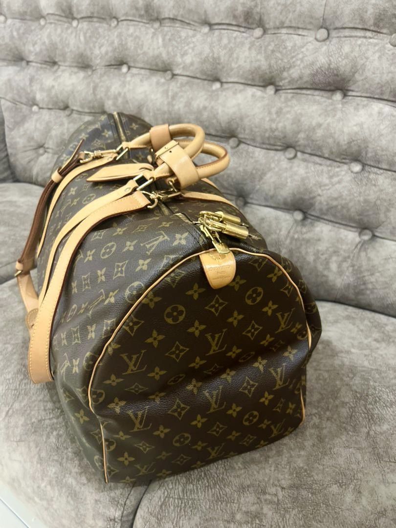 Louis Vuitton LOUIS VUITTON 'KEEPALL 55' Monogram FRANCE SUPERB CONDITION! Size ONE SIZE - 6 Thumbnail