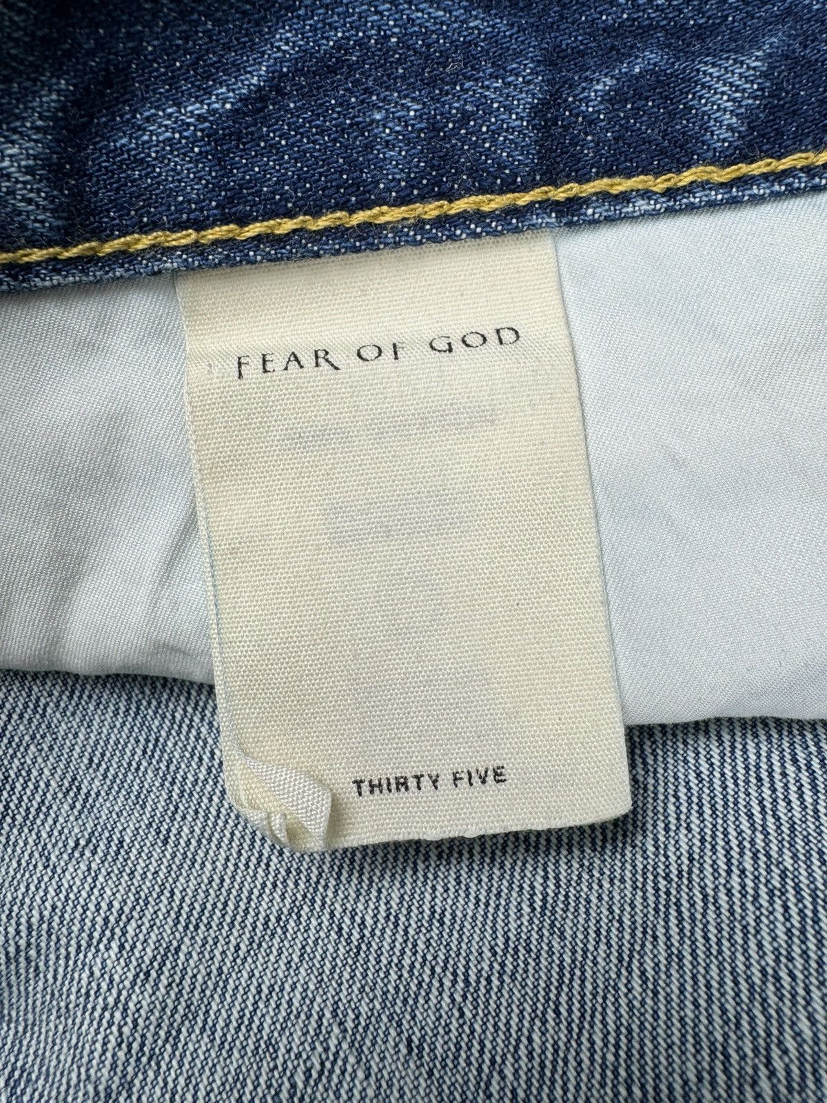 Fear of God Slim-fit Ankle Zip Jeans Size US 35 - 6 Thumbnail