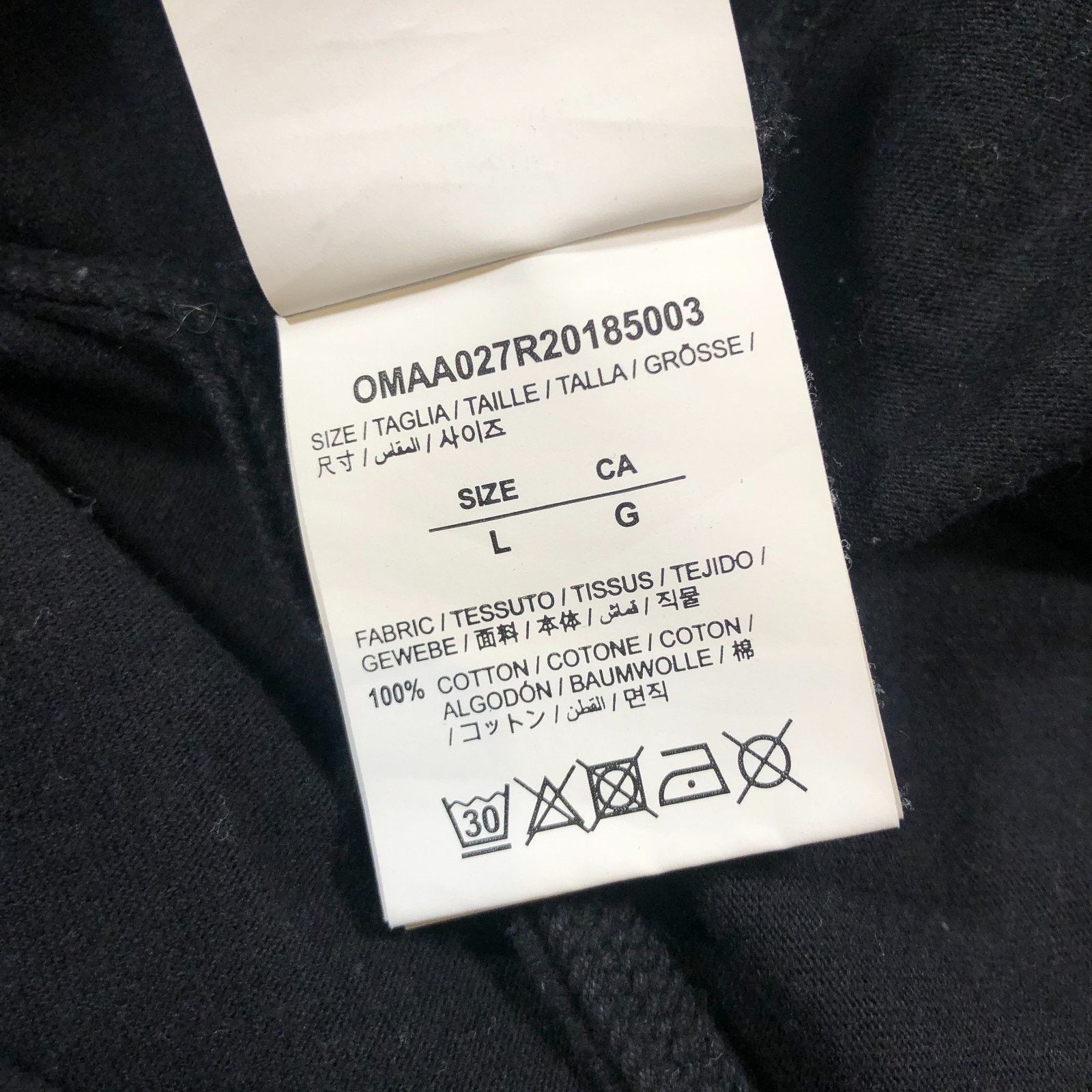 Off-White Off White Rationalism Black Blue Tee T Shirt Size Large L Size US L / EU 52-54 / 3 - 10 Thumbnail