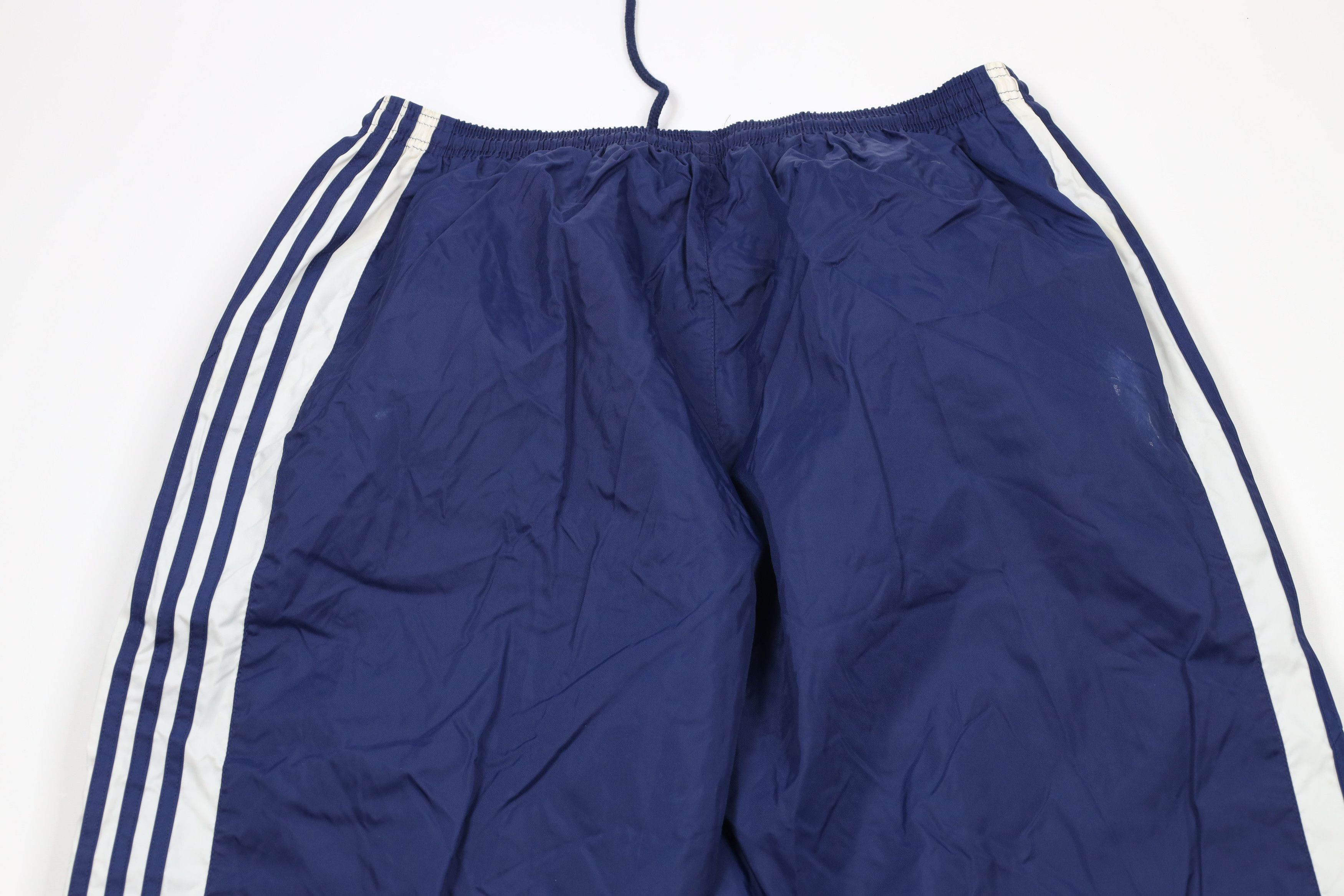 Adidas × Vintage Vintage 90s Adidas Spell Striped Lined Joggers Pants Blue Size US 40 / EU 56 - 12 Thumbnail