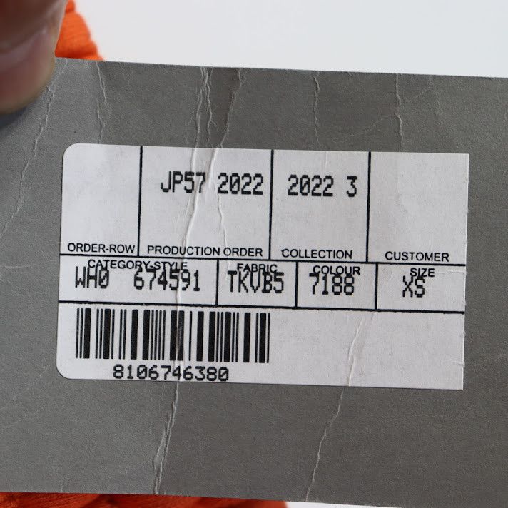 Balenciaga o1rshd1 BB Corp Sweat Short Molleton Bouclette in Orange Size US 28 / EU 44 - 10 Thumbnail