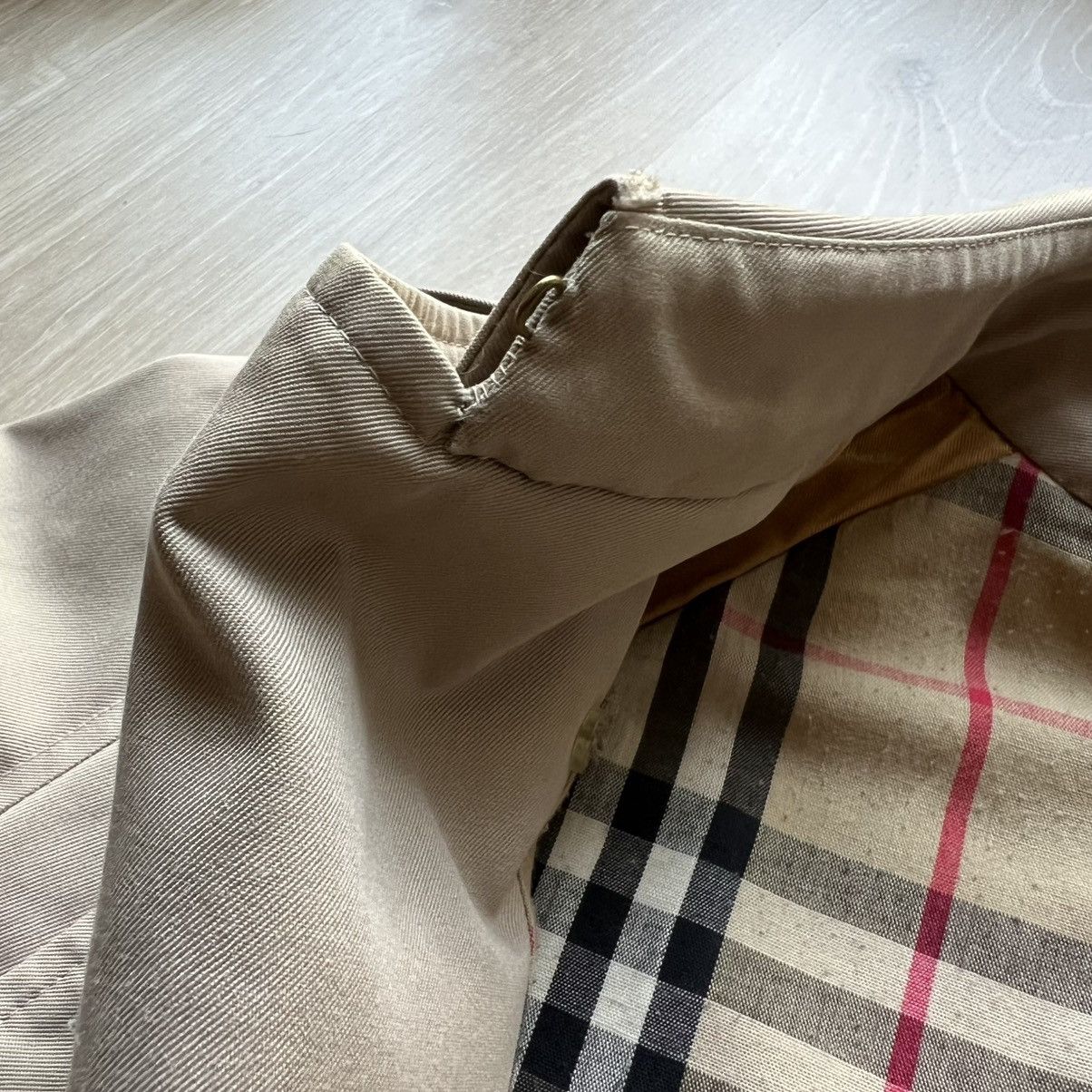 Burberry 80s 90s BurberryS Trench Coat Made in England Nova Check Size S / US 4 / IT 40 - 10 Thumbnail