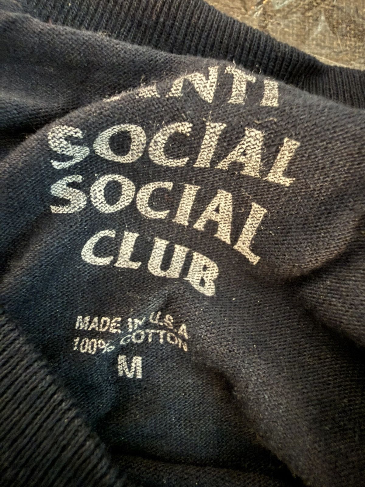 Anti Social Social Club Anti Social Social Club Block Logo Tee Black Size US M / EU 48-50 / 2 - 2 Thumbnail
