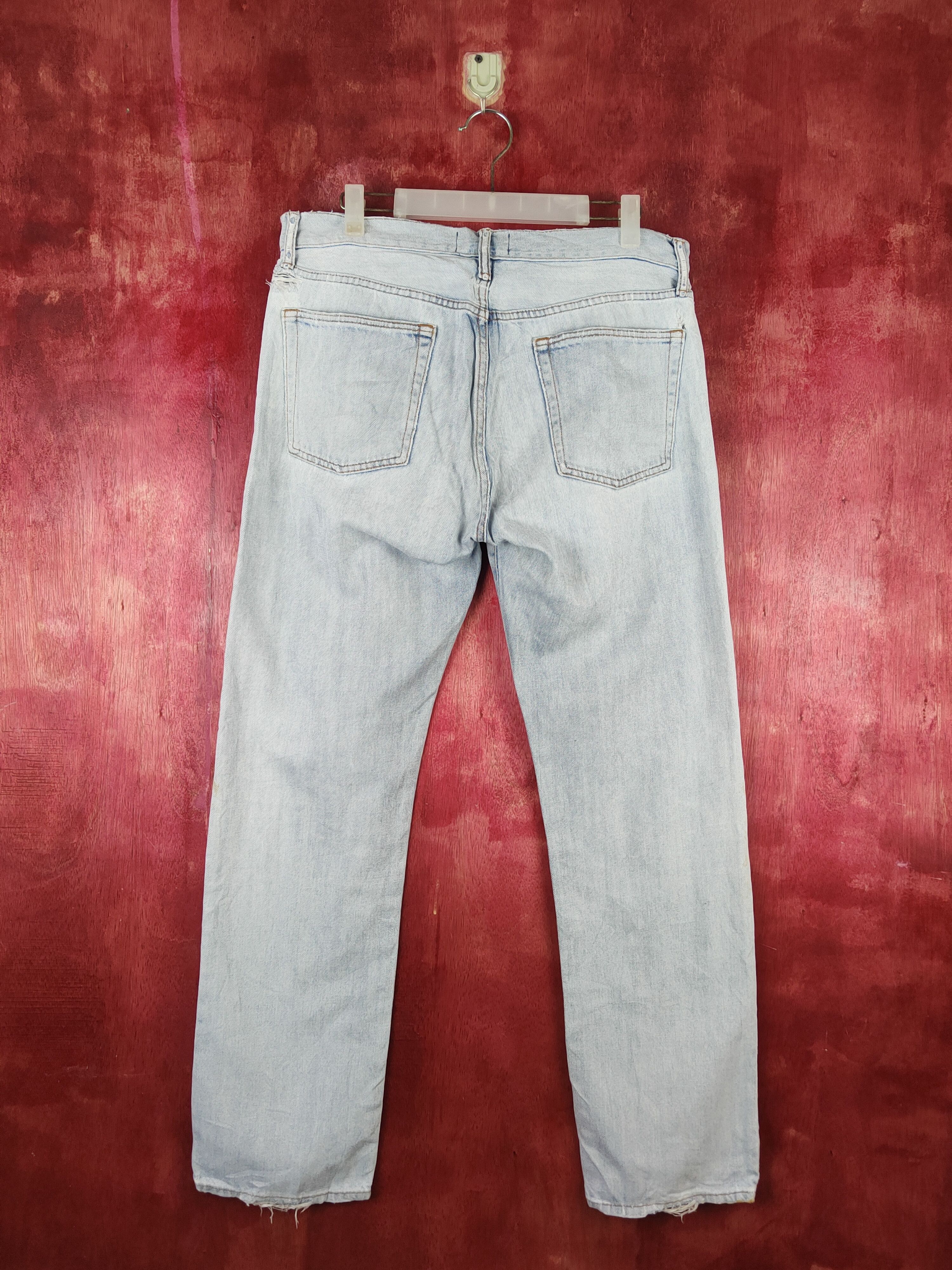 Gap GAP Blue Faded Distressed Ripped Jeans #1665 Size US 32 / EU 48 - 8 Thumbnail