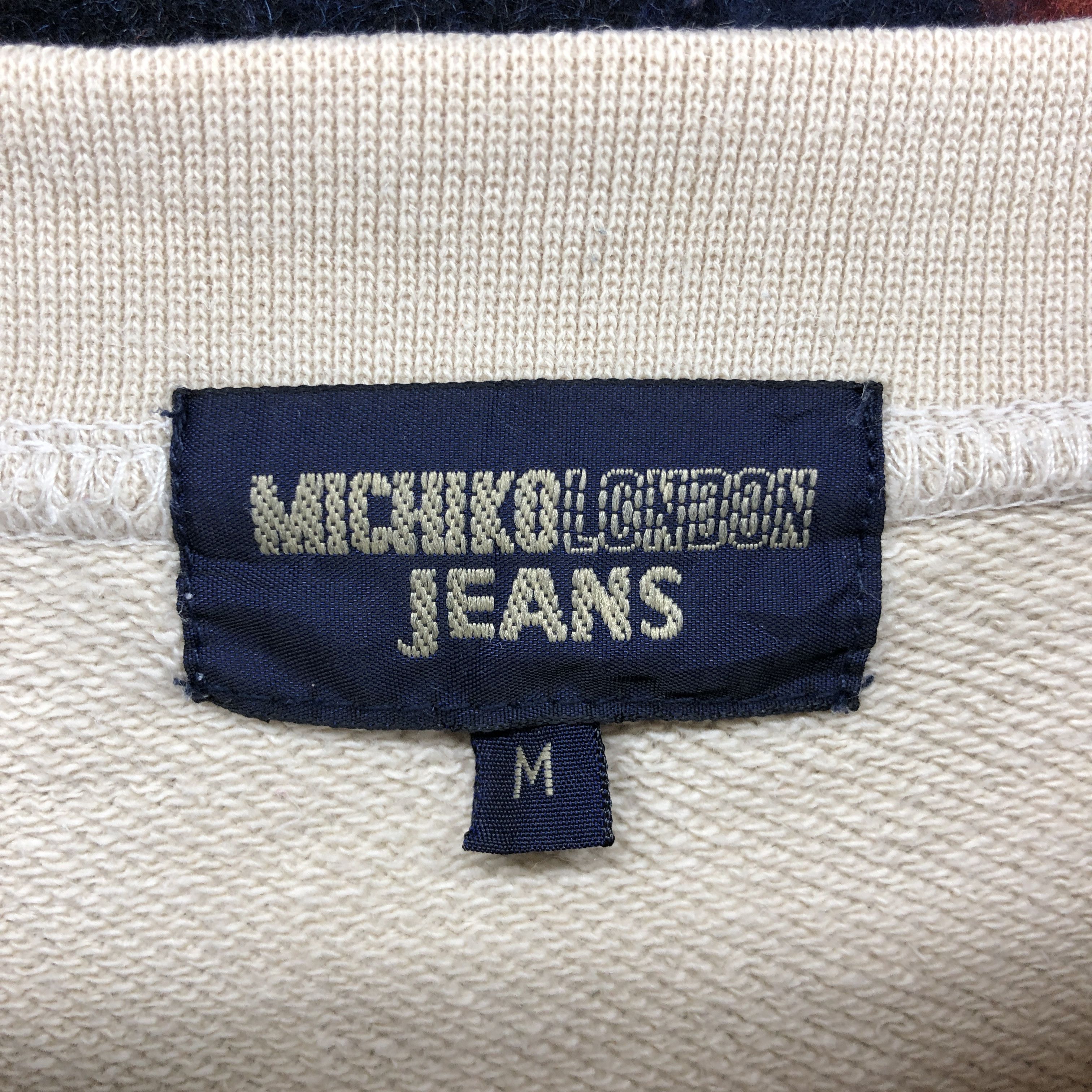 Japanese Brand MICHIKO LONDON JEANS Crew Neck Sweatshirt #0195/J Size US M / EU 48-50 / 2 - 4 Thumbnail