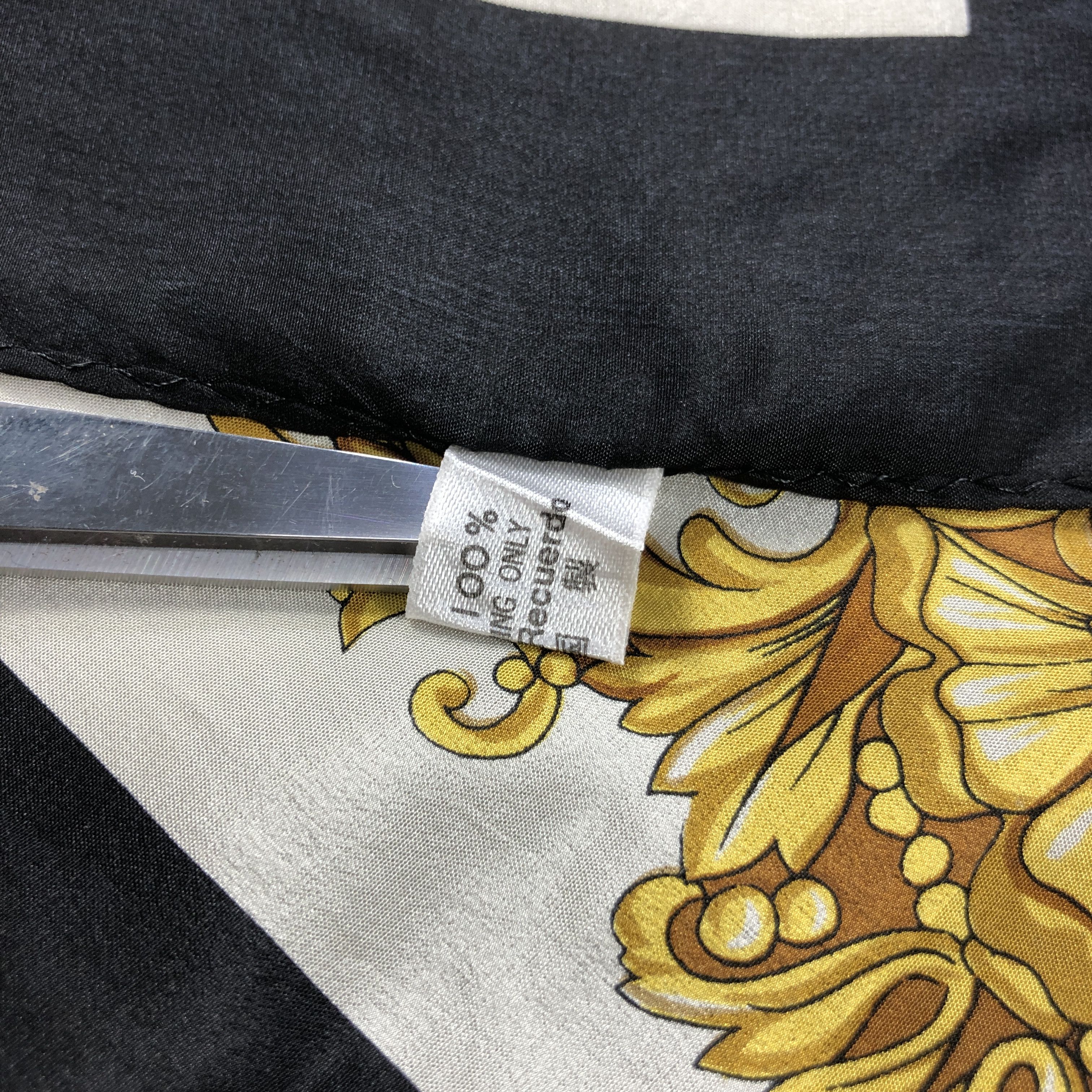 Vintage La Fenice Luxury Silk Scarf M1085 Size ONE SIZE - 6 Thumbnail