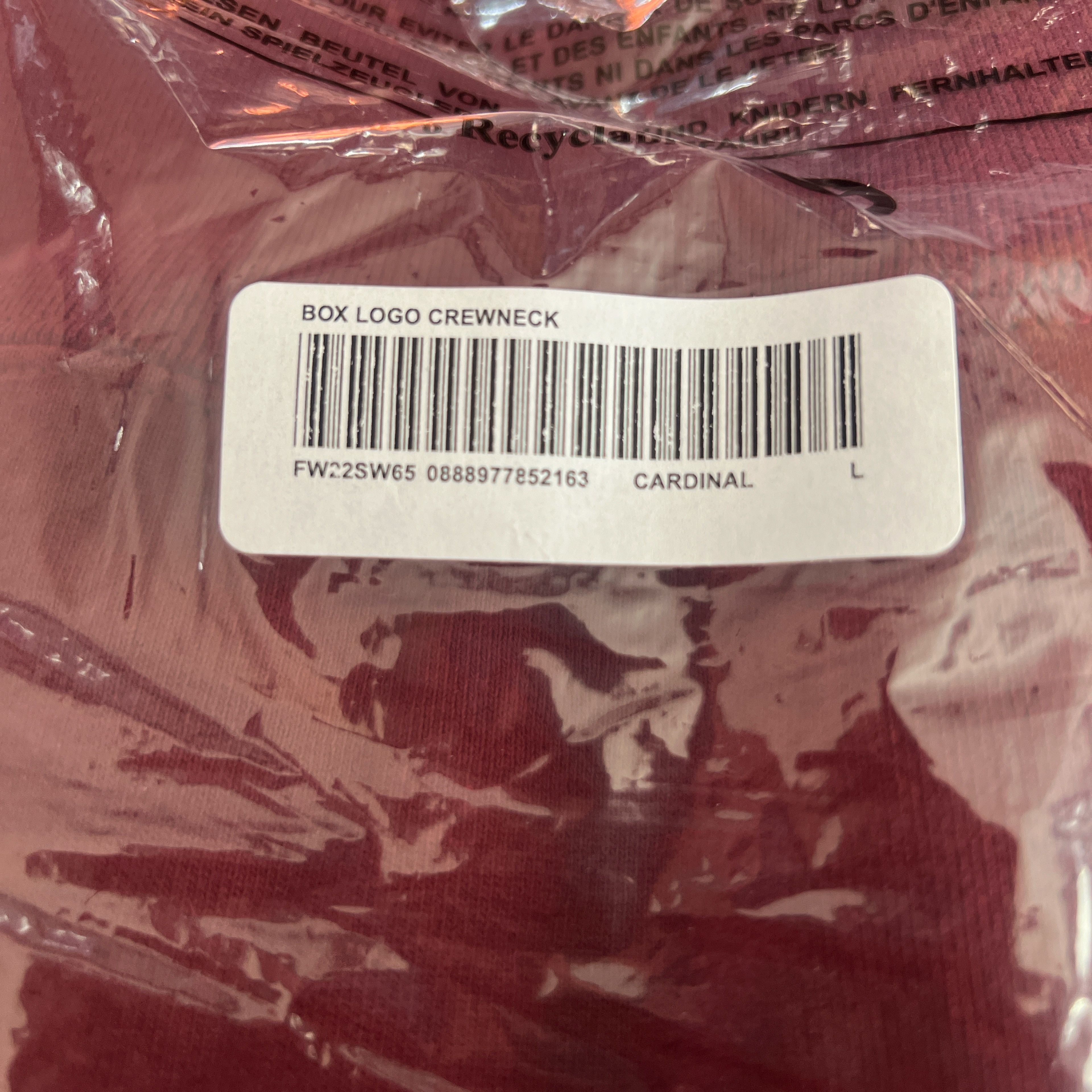 Supreme Box Logo Crewneck Size US L / EU 52-54 / 3 - 3 Thumbnail