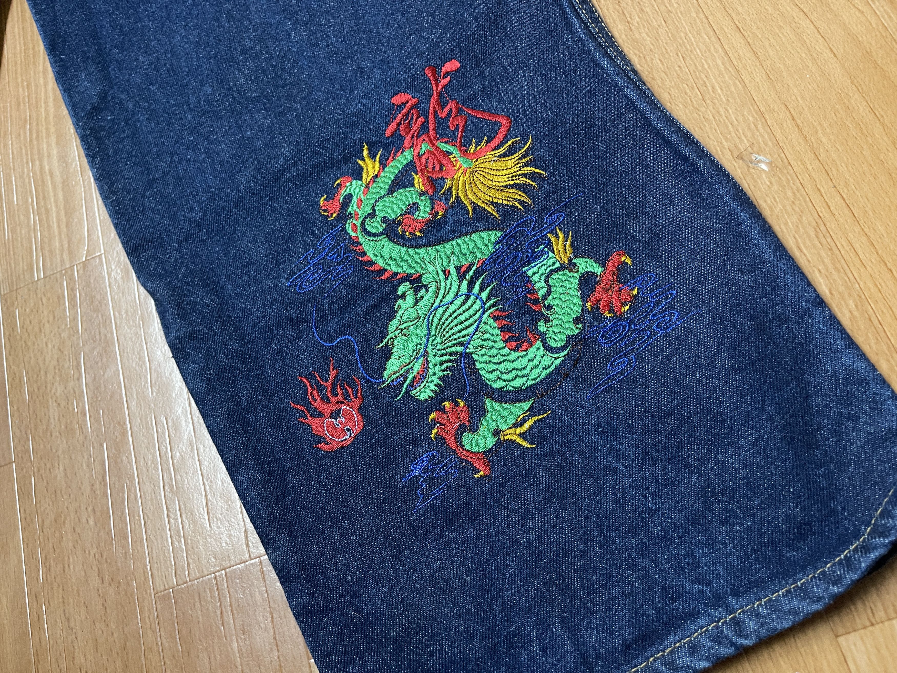 Wu-Tang Clan Wu Wear jeans, baggy vintage Wu-Tang Clan 90s hip hop Y2K 34 Size US 34 / EU 50 - 10 Thumbnail
