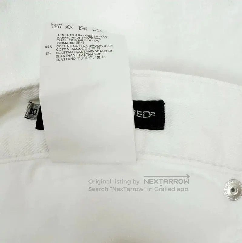 Dsquared2 DSQUARED2 White Casual Trousers for Men . Size US 34 / EU 50 - 7 Thumbnail