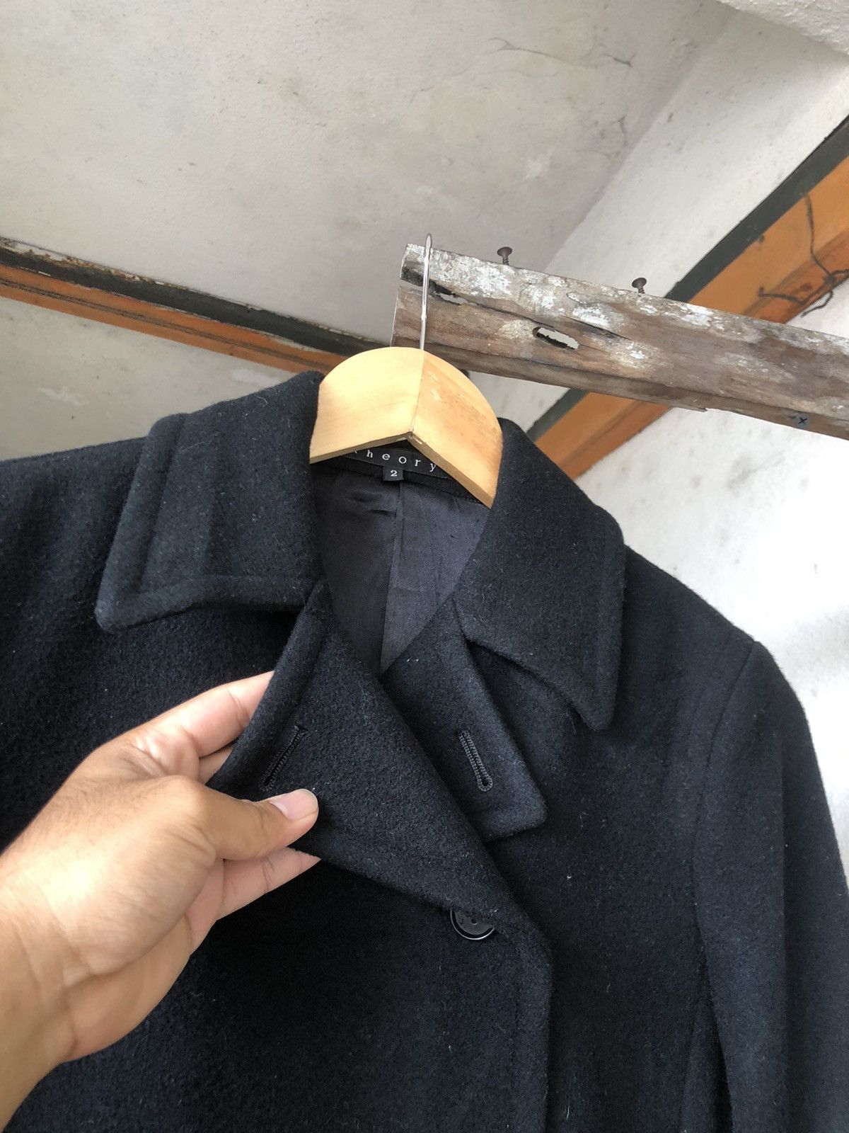 Theory 🏴 Theory Wool Blend Double Breasted Peacoat Size XS / US 0-2 / IT 36-38 - 8 Thumbnail