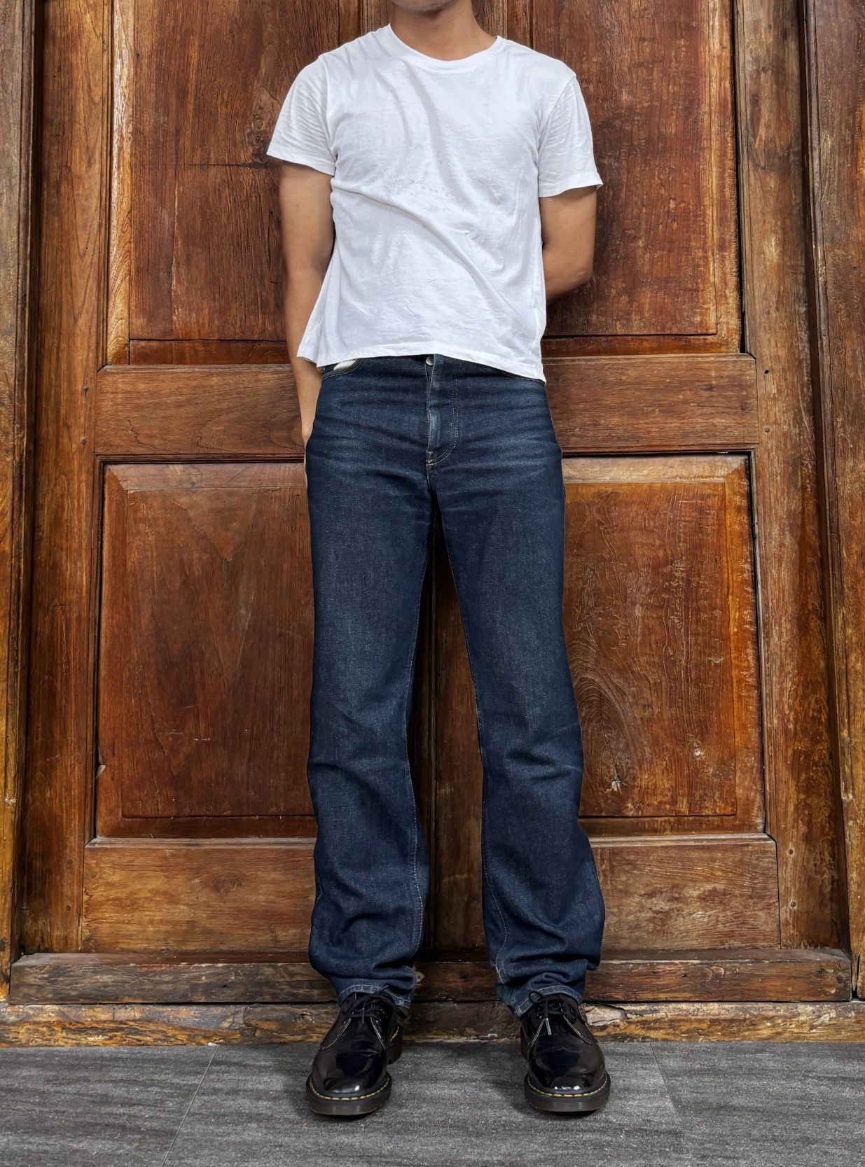 helmut lang 1996 gtr 本人気　ストレートデニム Helmut Lang 1996 GTR Denim Jeans | Grailed