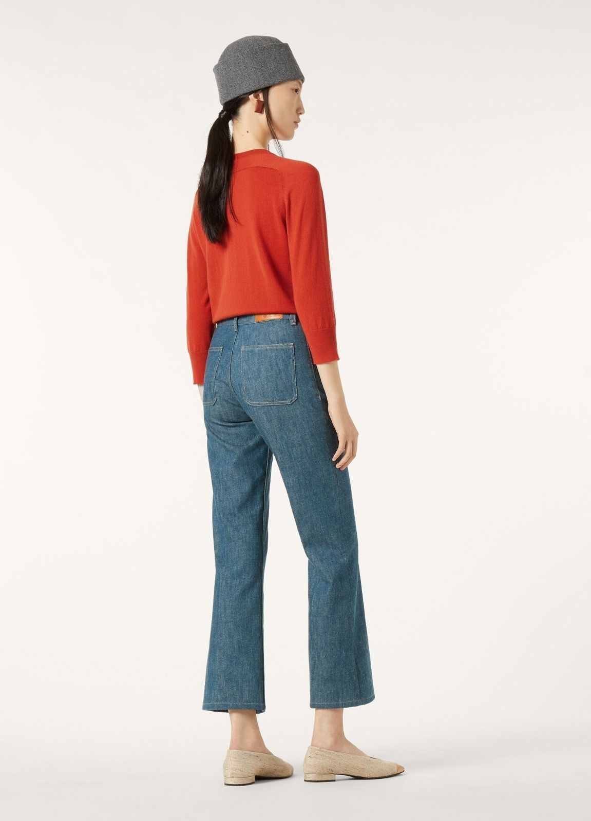 Loro Piana o1srvl11e0526 FAM9050 Piuma Crewneck Sweater in Red Size XS / US 0-2 / IT 36-38 - 3 Thumbnail