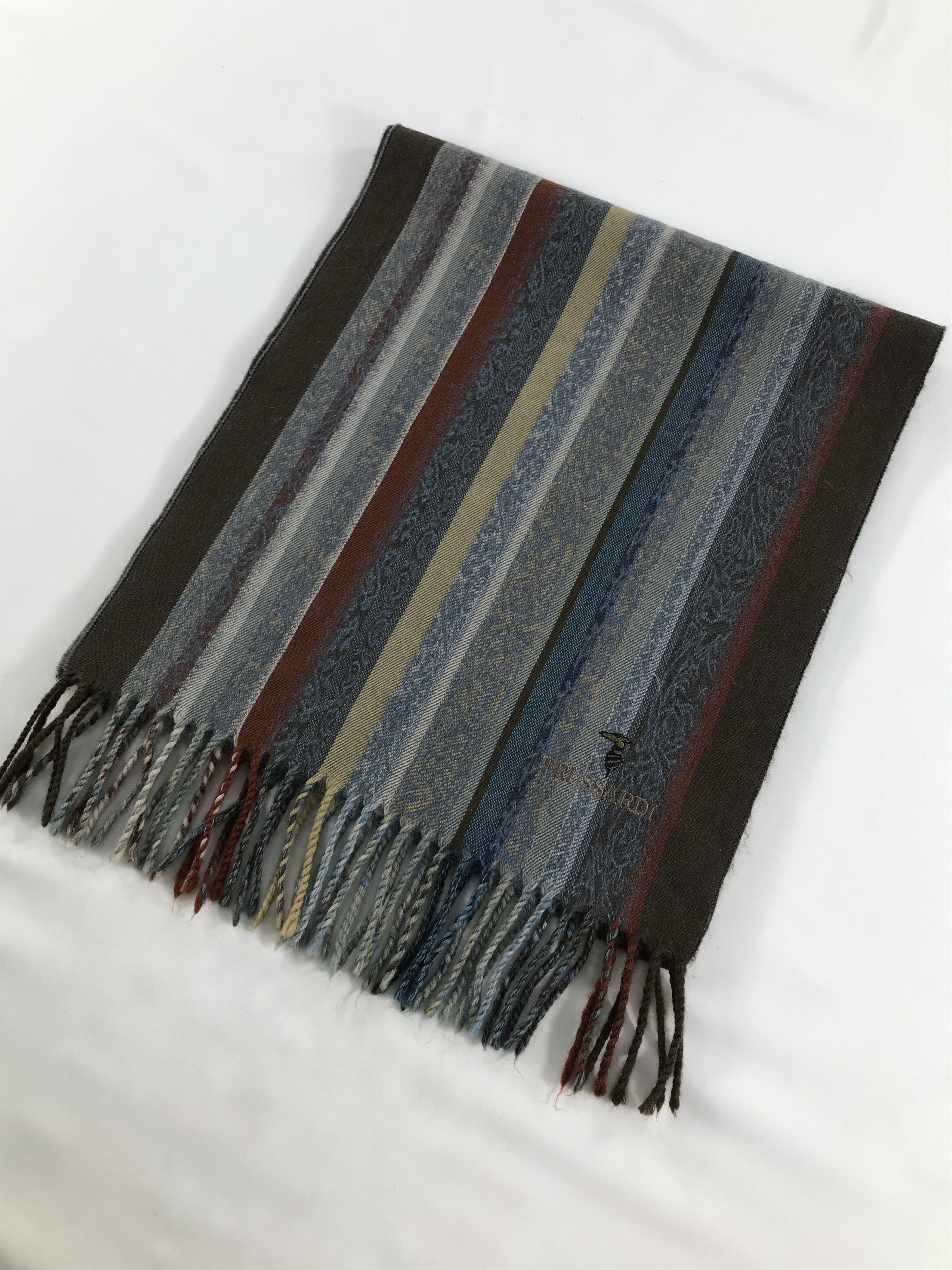 Trussardi Trussardi Wool Scarf Muffler V143 Size ONE SIZE - 3 Thumbnail