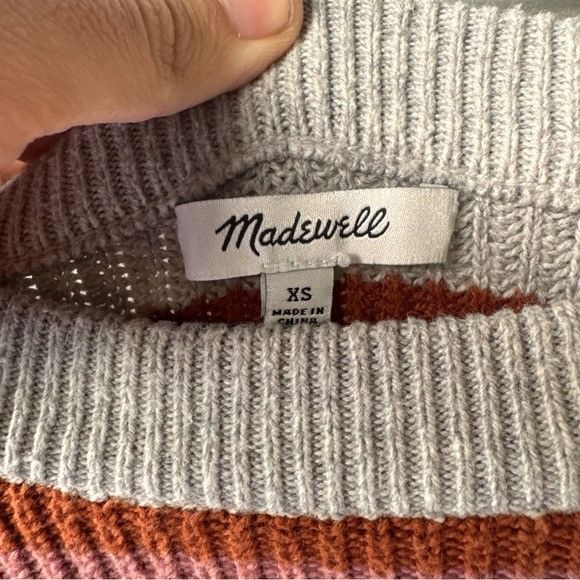 Madewell Madewell Patch Pocket Pullover Sweater in Walton Stripe XS Size XS / US 0-2 / IT 36-38 - 5 Thumbnail