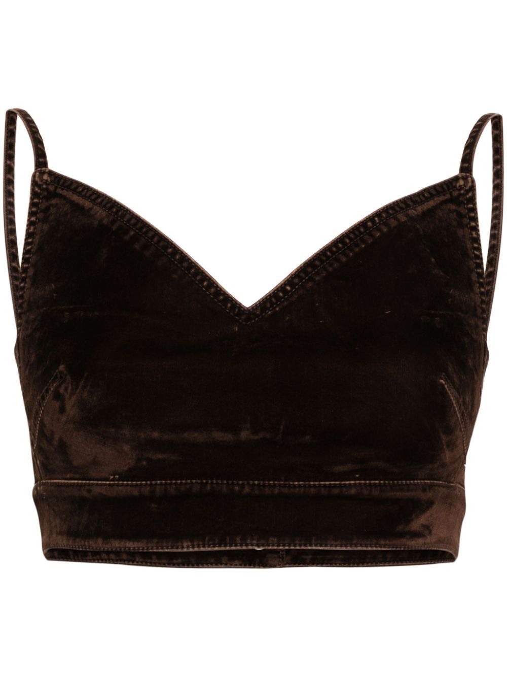 Loewe DENIM CROPPED STRAPPY TOP Size XS / US 0-2 / IT 36-38 - 1 Thumbnail