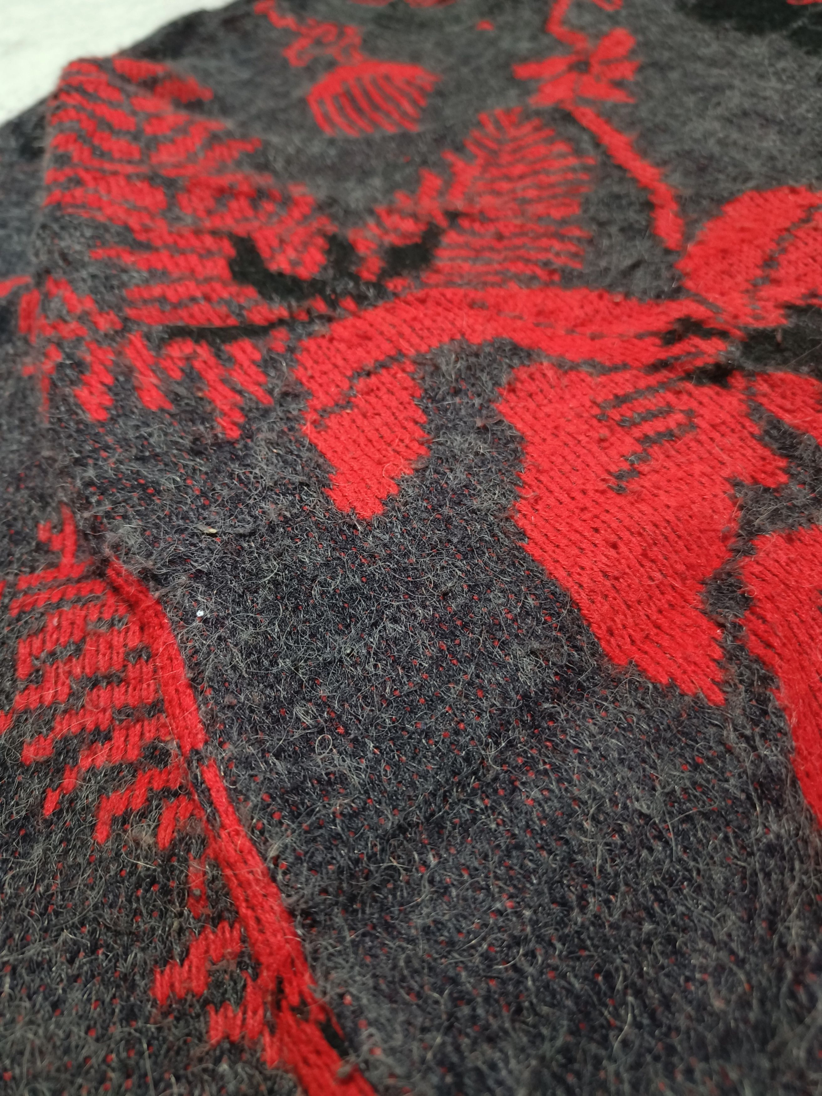 Other Vintage 70s HOP SCOTCH Melbourne Floral Motifs Knit Sweater Size US L / EU 52-54 / 3 - 5 Thumbnail