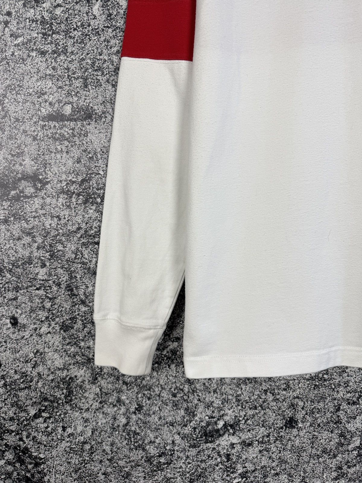 Tommy Hilfiger Tommy Hilfiger Vintage Fit Rugby Shirt Polo Long Sleeve Sz L Size US L / EU 52-54 / 3 - 15 Thumbnail