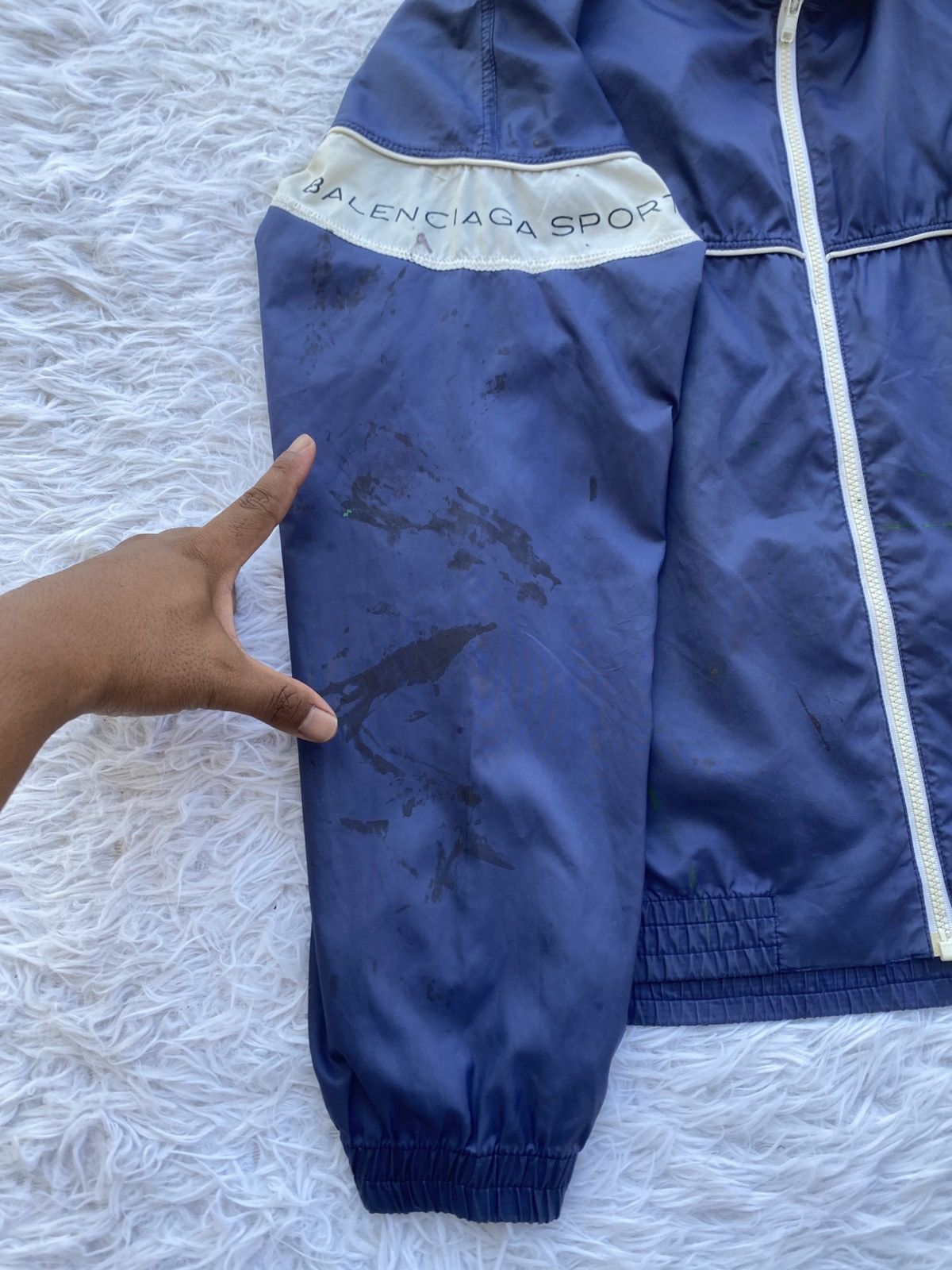 Balenciaga Rare Vintage Balenciaga Sports Windbreaker Size US M / EU 48-50 / 2 - 8 Thumbnail