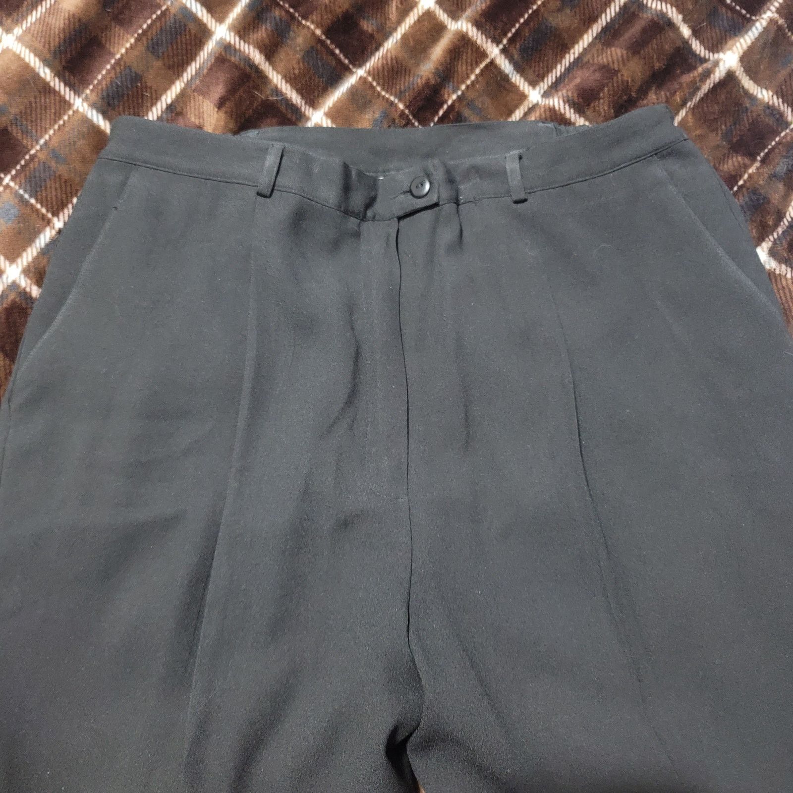 Other Nygard Collection Black Pleated Front Dress Pants 14 Lined Size 36" / US 14 / IT 50 - 1 Thumbnail