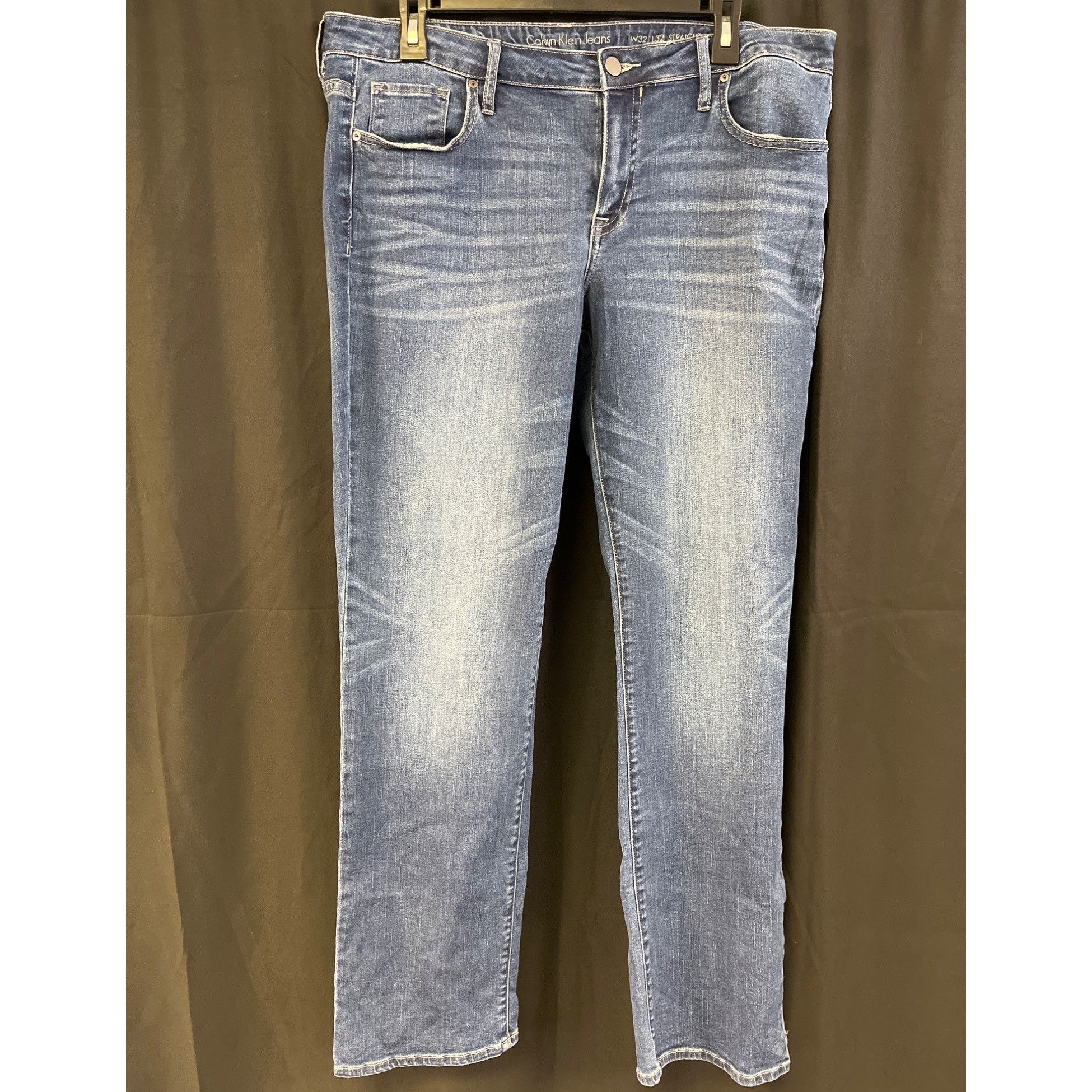 Calvin Klein Calvin Klein Men's Blue Jeans/Straight Leg 32x32 SKU 4485 Size US 32 / EU 48 - 1 Thumbnail