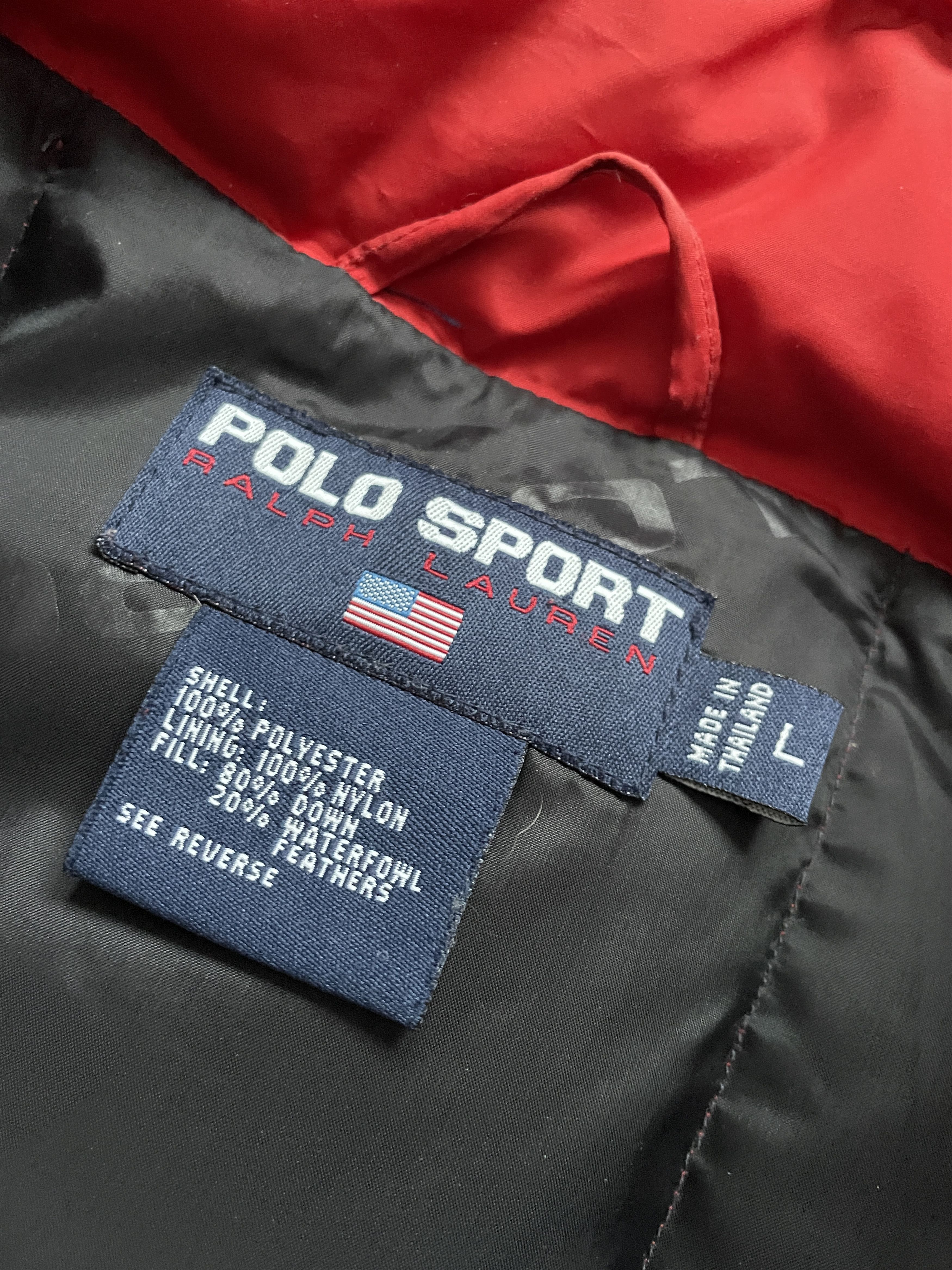 Ralph Lauren Sport POLO RALPH LAUREN SPORT RED PUFFY PUFFER DOWN BOXY JACKET Size US L / EU 52-54 / 3 - 4 Thumbnail