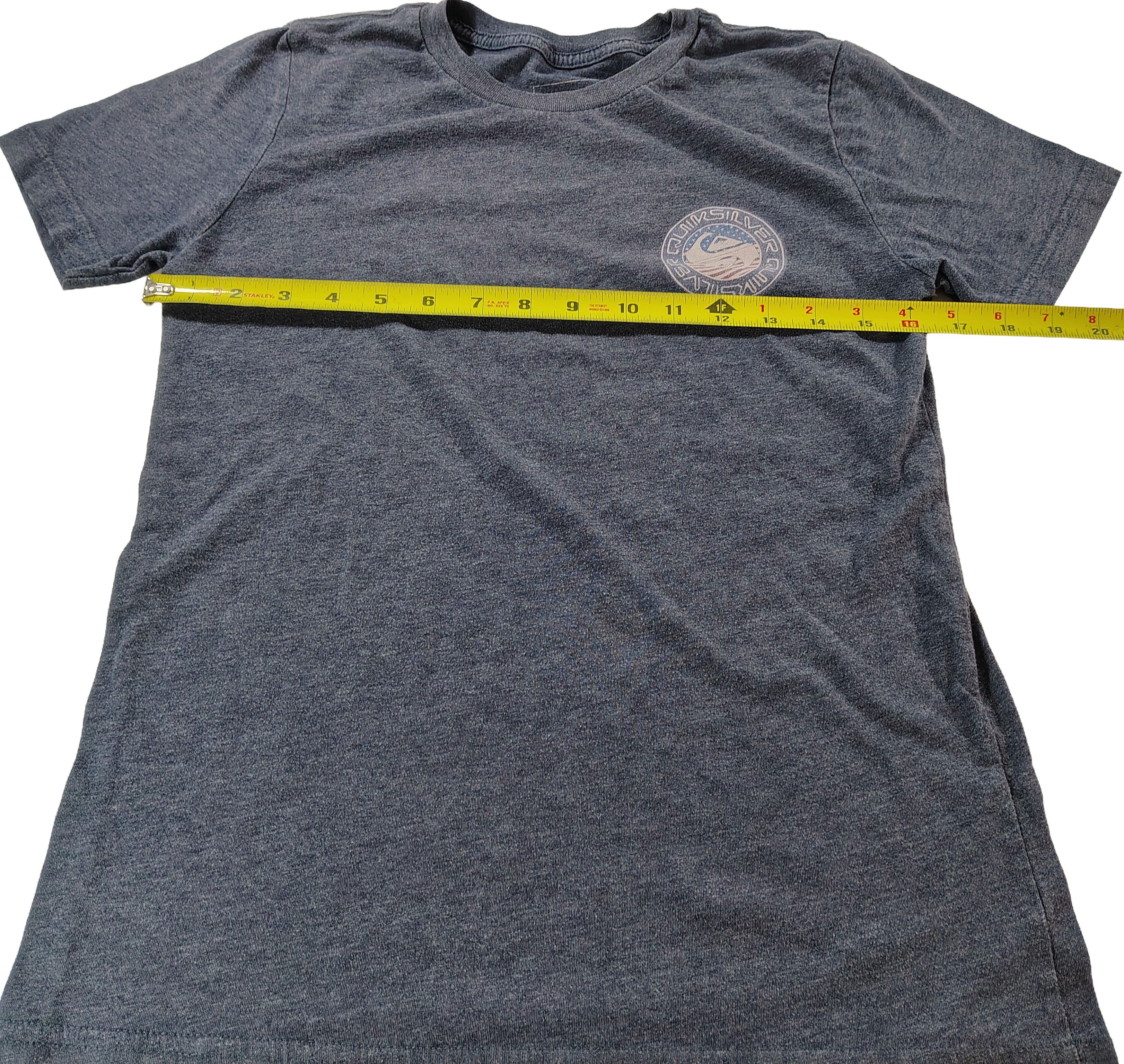 Quiksilver Men's Dark Grey Large Y2K Quiksilver Graphic T-Shirt Size US L / EU 52-54 / 3 - 6 Thumbnail