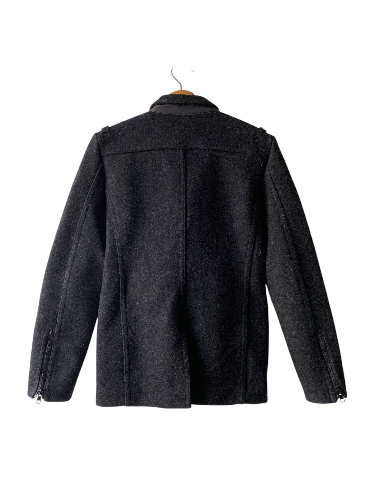 Untitled Artworks × Untitled&Co Untitled Men Wool Heavy Coat Jacket Size US S / EU 44-46 / 1 - 2 Thumbnail