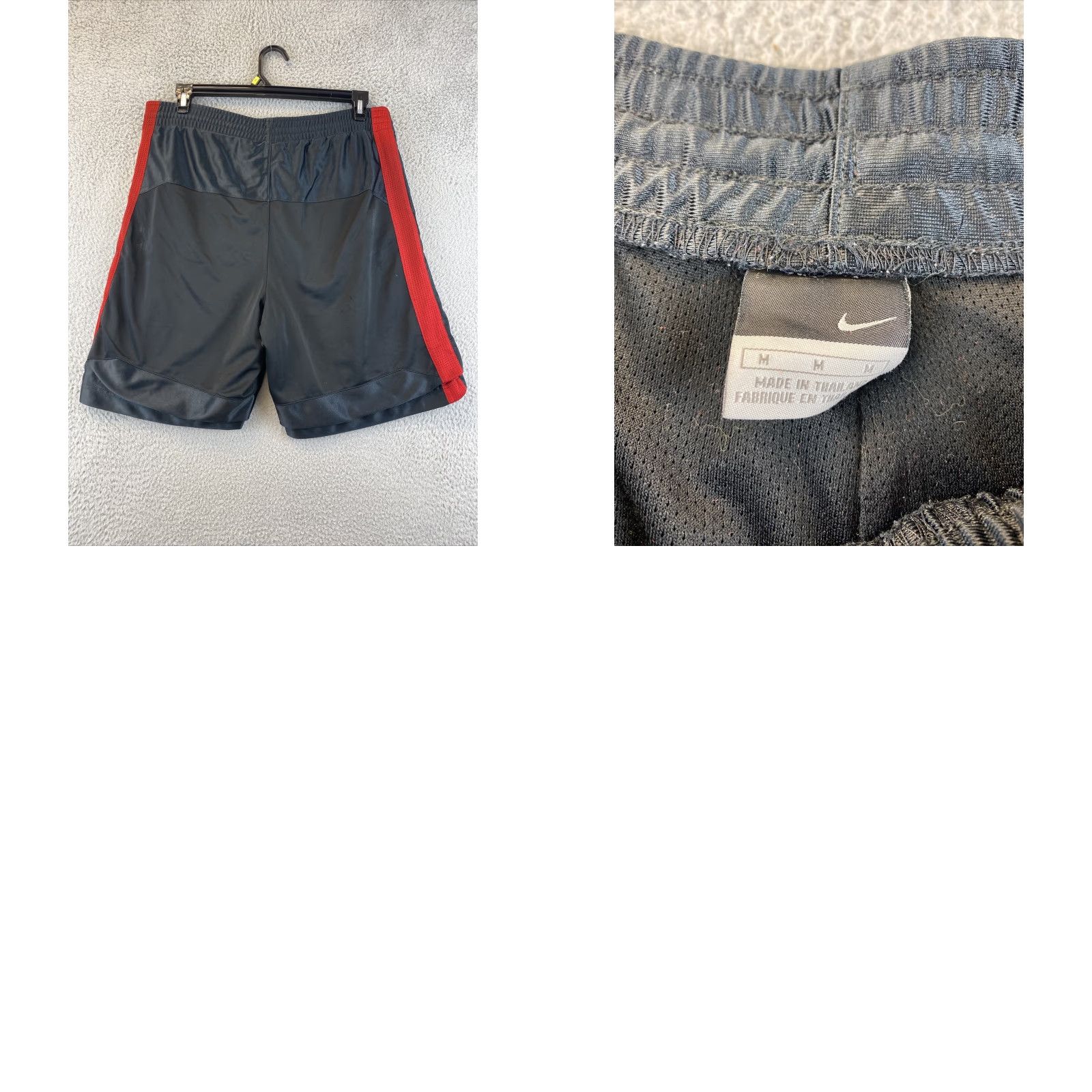 Nike Nike Dri-Fit Lined Basketball Shorts 10” Black Red Men’s Size Medium / 78-56 Size US 31 - 8 Thumbnail