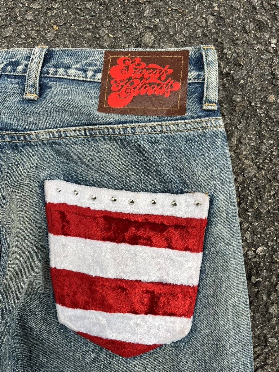 Hysteric Glamour Distressed Denim Thrashed Punk RNA Sweats & Bloods Jeans Size US 30 / EU 46 - 12 Thumbnail