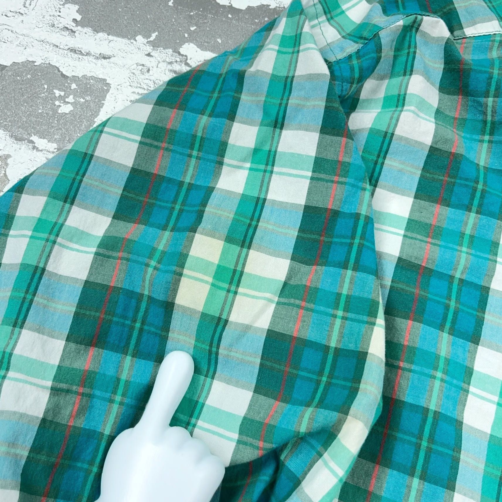 Southern Tide Southern Tide Shirt Men Medium Green Plaid Button-Up Poplin Dress Casual Fish Size US M / EU 48-50 / 2 - 7 Thumbnail