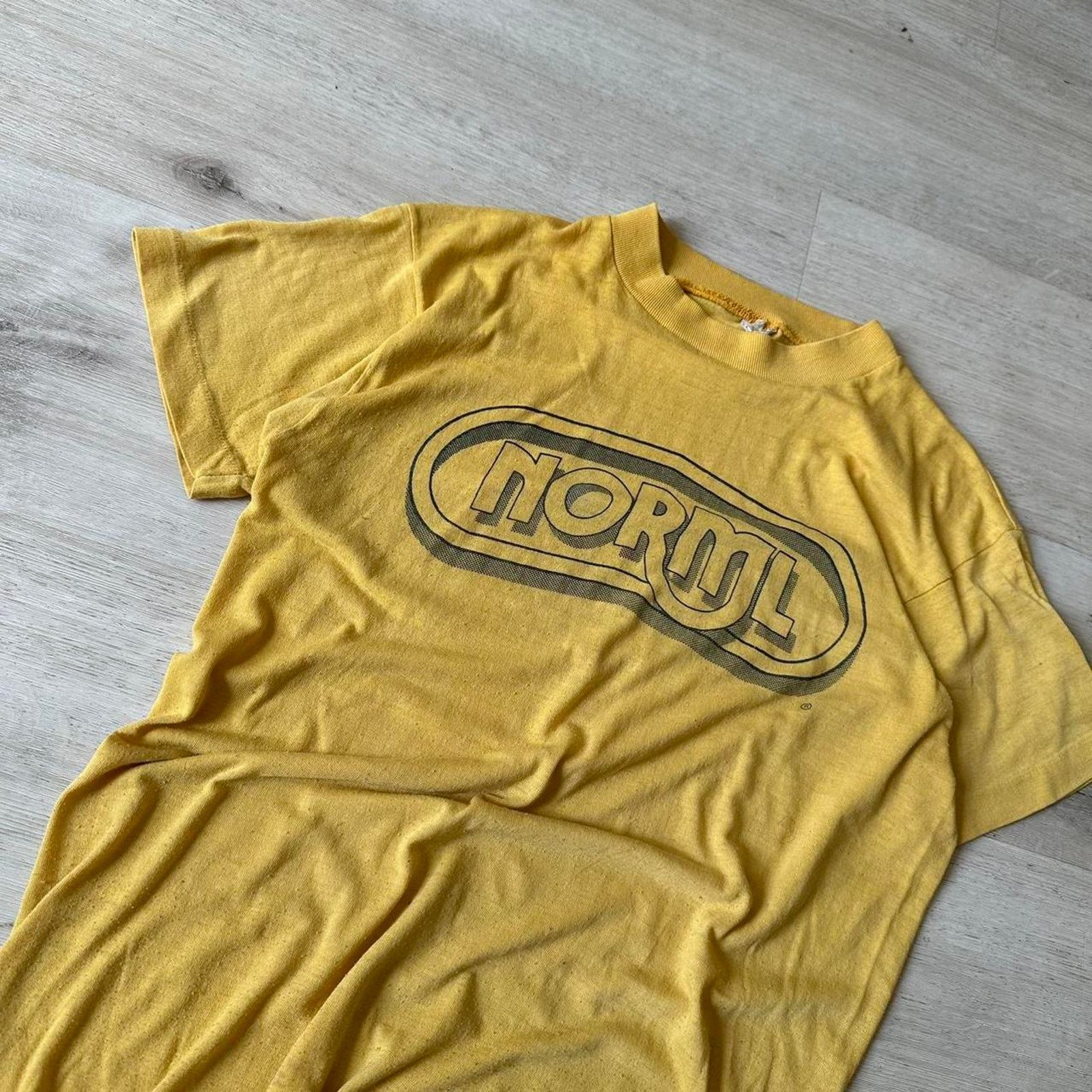 Vintage Super Rare Vintage 70s NORML National Marijuana Yellow Shirt Size US M / EU 48-50 / 2 - 4 Thumbnail