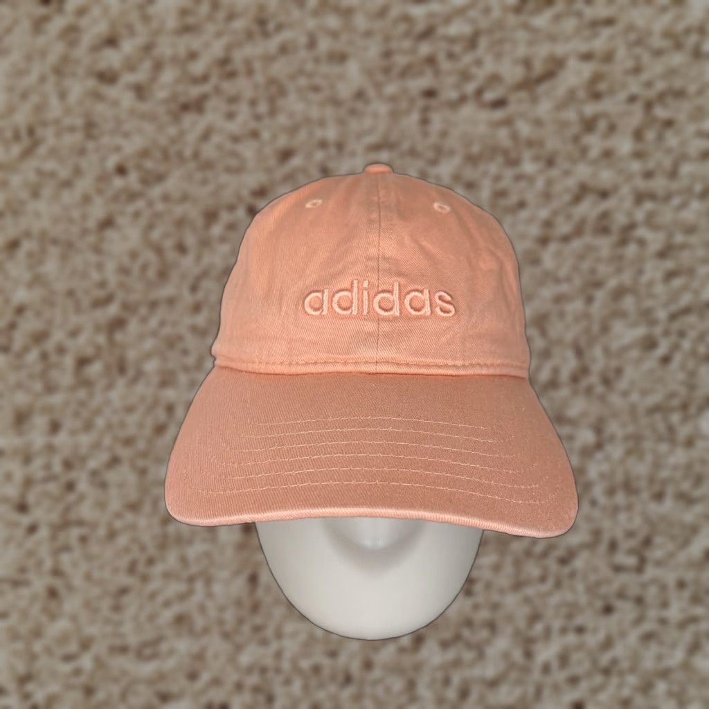 Adidas Adidas Hat Cap Strap Back Womens Pink Golf Aeroready 100% Cotton Twill Size ONE SIZE - 1 Thumbnail