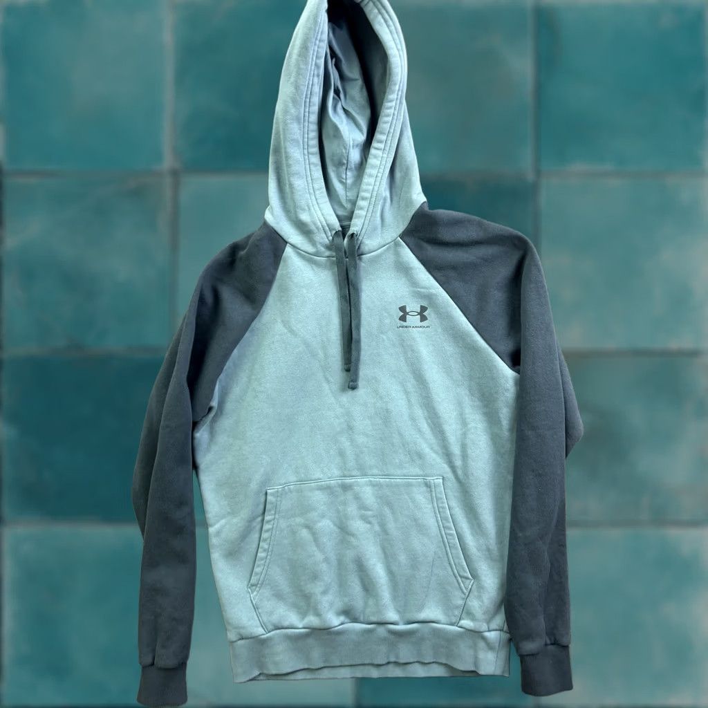 Under Armour Under Armour Hoodie Mens Small Blue Pullover Fleece Sweatshirt Logo Athletic Size US S / EU 44-46 / 1 - 1 Thumbnail